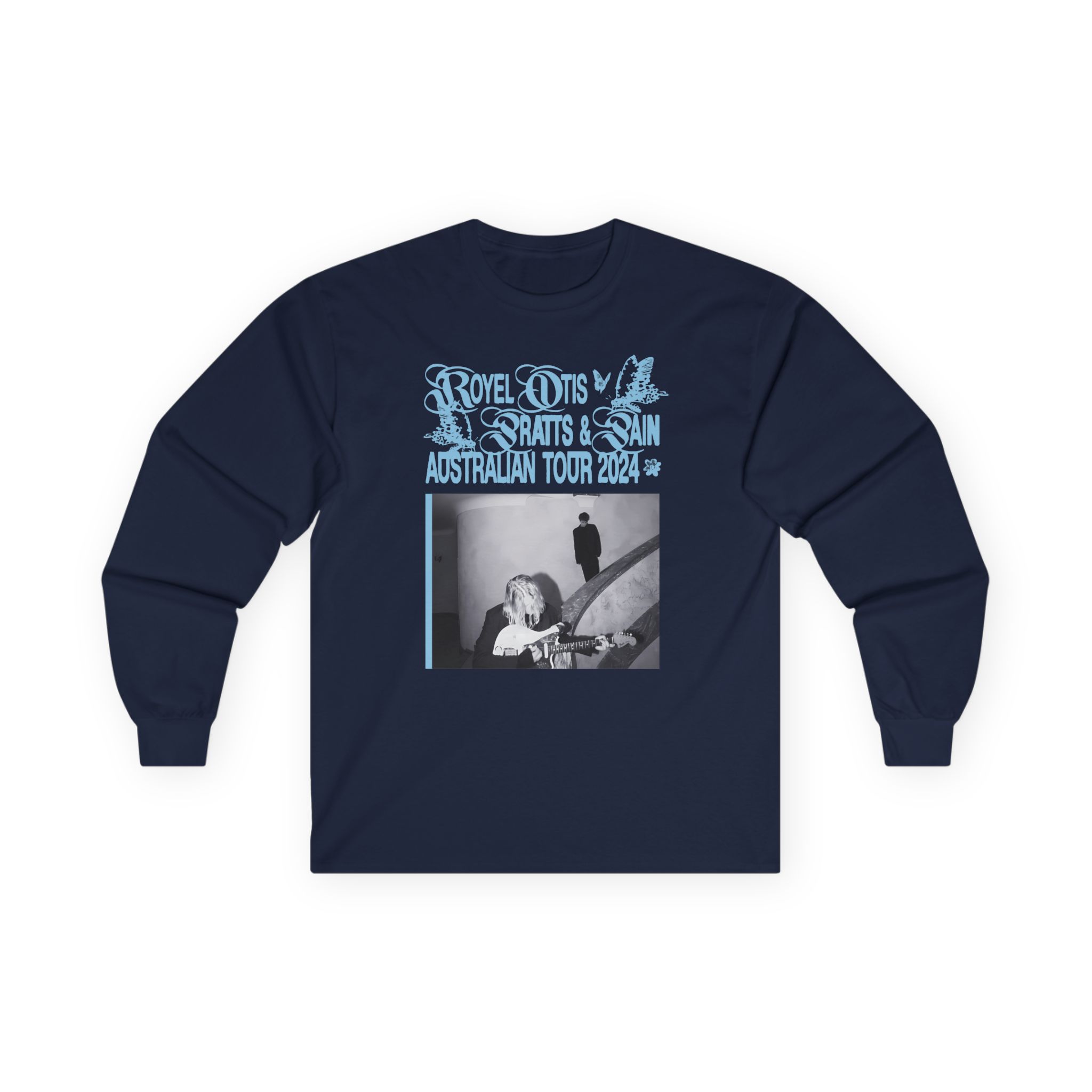 Royel Otis Band Pratts and Pain Australian Tour 2024 Unisex Ultra Cotton Long Sleeve Tee
