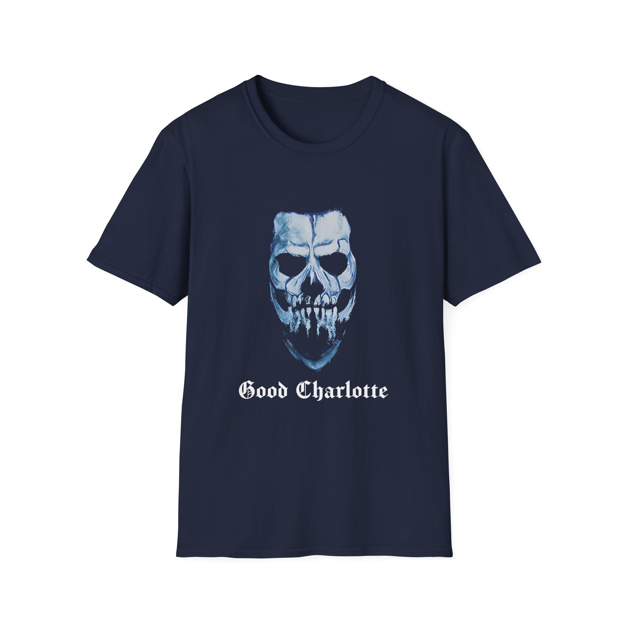 Good Charlotte Glow Skull Unisex Softstyle T-Shirt