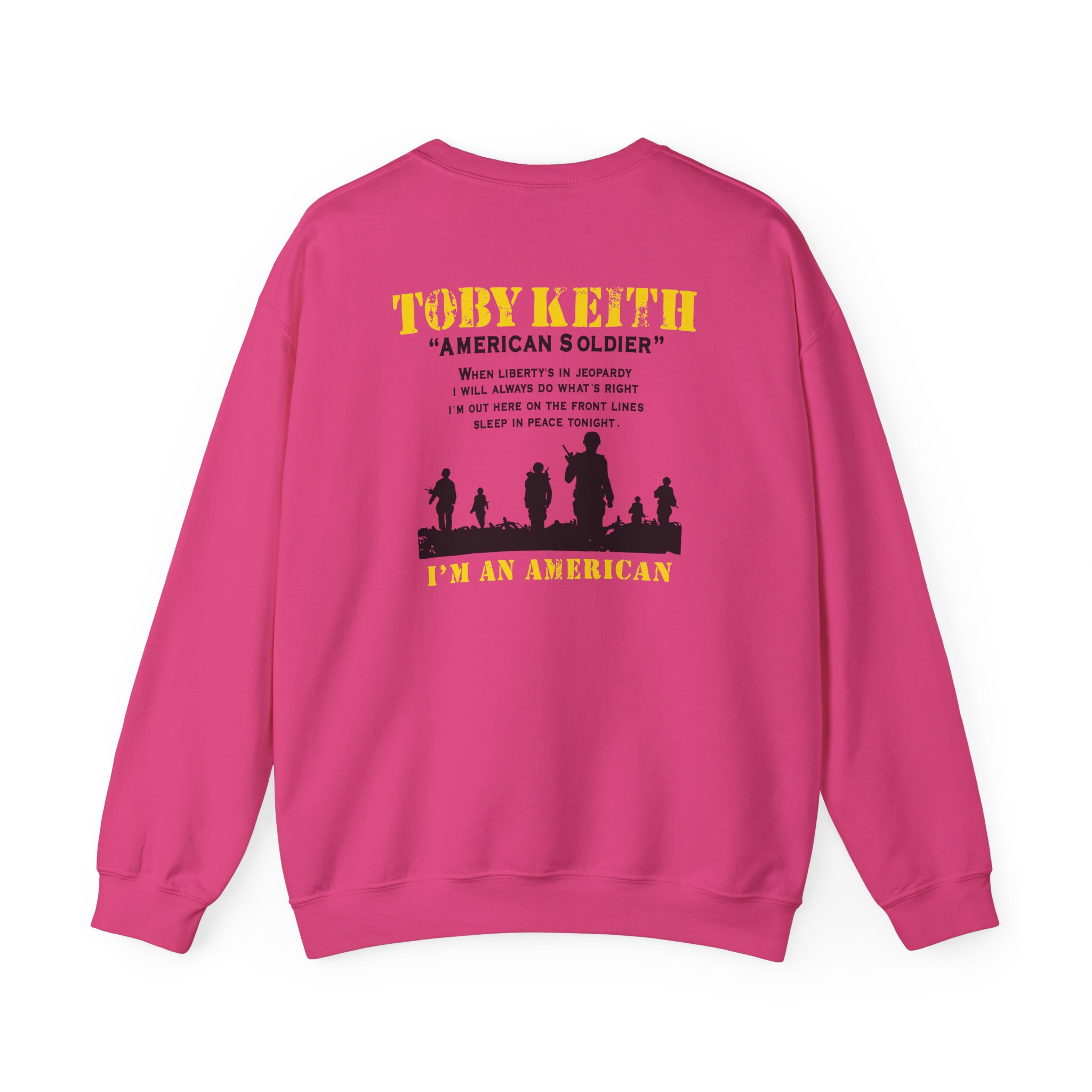 Toby Keith Don’t Let the Old Man in Unisex Heavy Blend™ Crewneck Sweatshirt