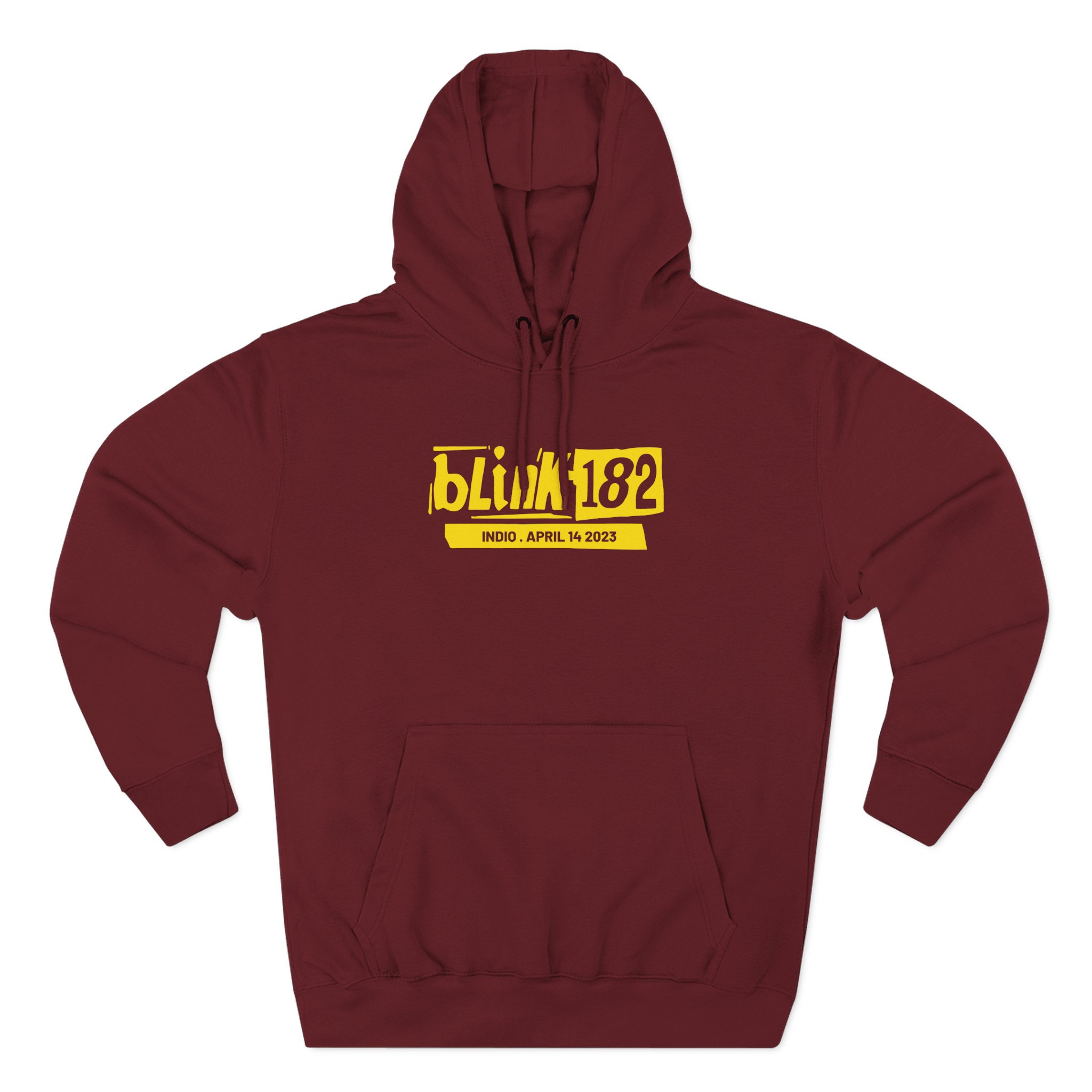 Blink 182 Coachella San Diego 2023 Three-Panel Fleece Hoodie