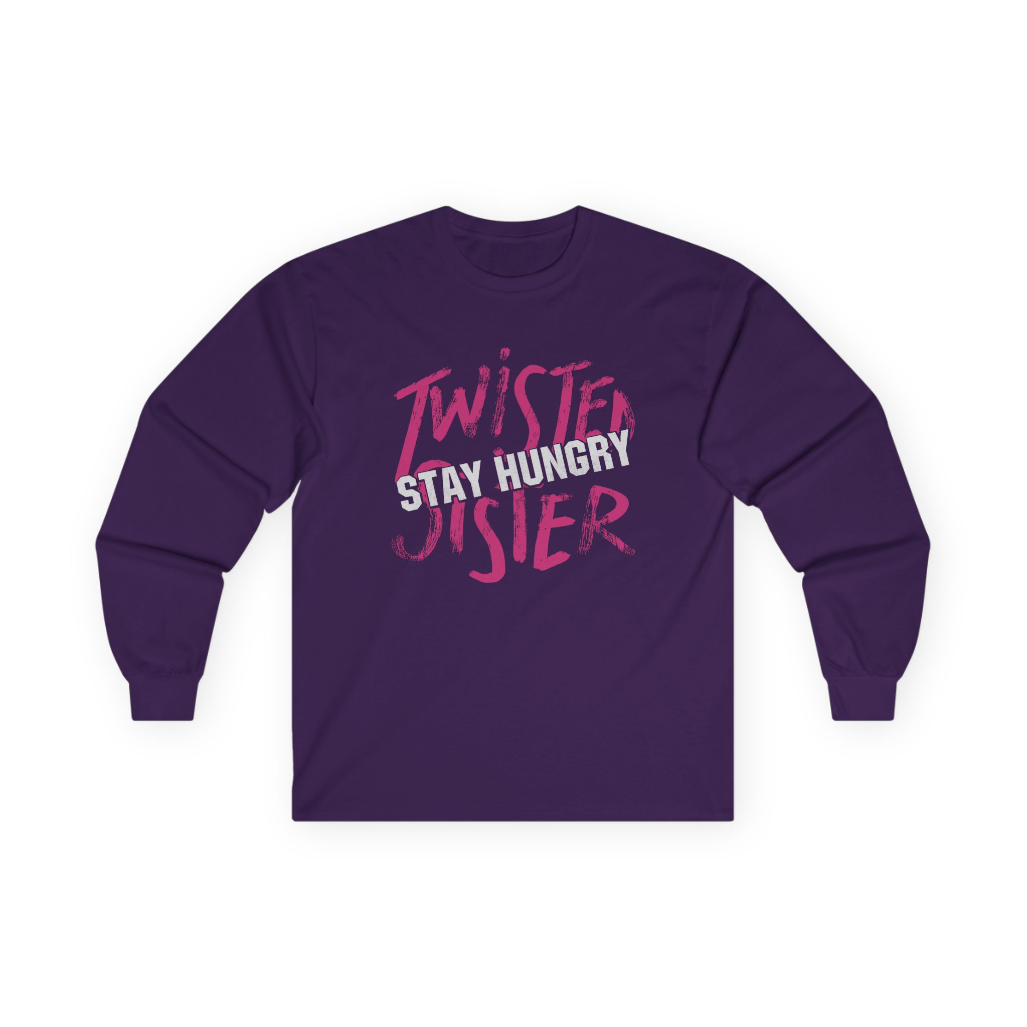 Distressed We're Not Gonna Take It Twisted Sister Unisex Ultra Cotton Long Sleeve Tee