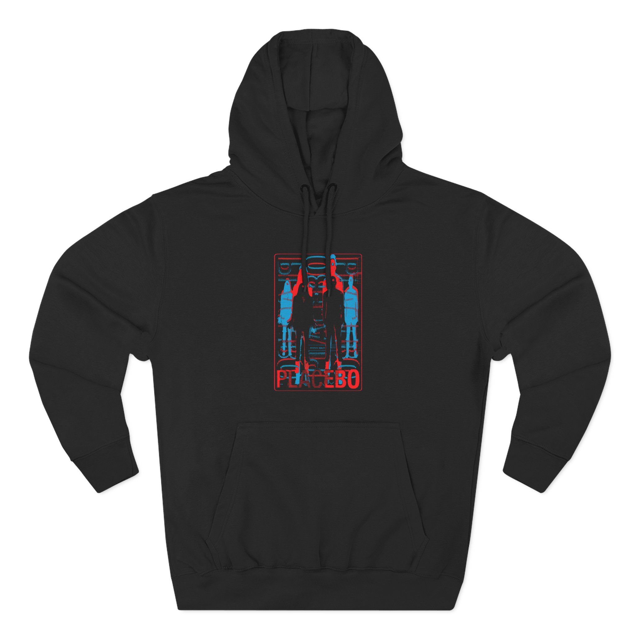 Placebo Silhouettes Three-Panel Fleece Hoodie