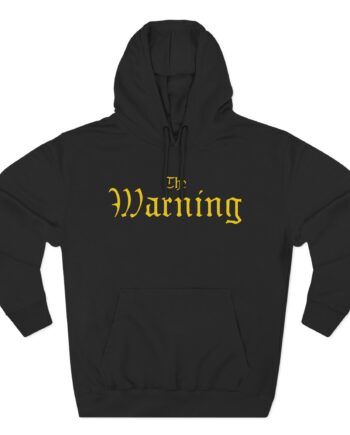 The Warning Gold TW Logo Three-Panel Fleece Hoodie