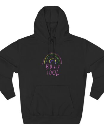 Billy Idol Rainbow Three-Panel Fleece Hoodie