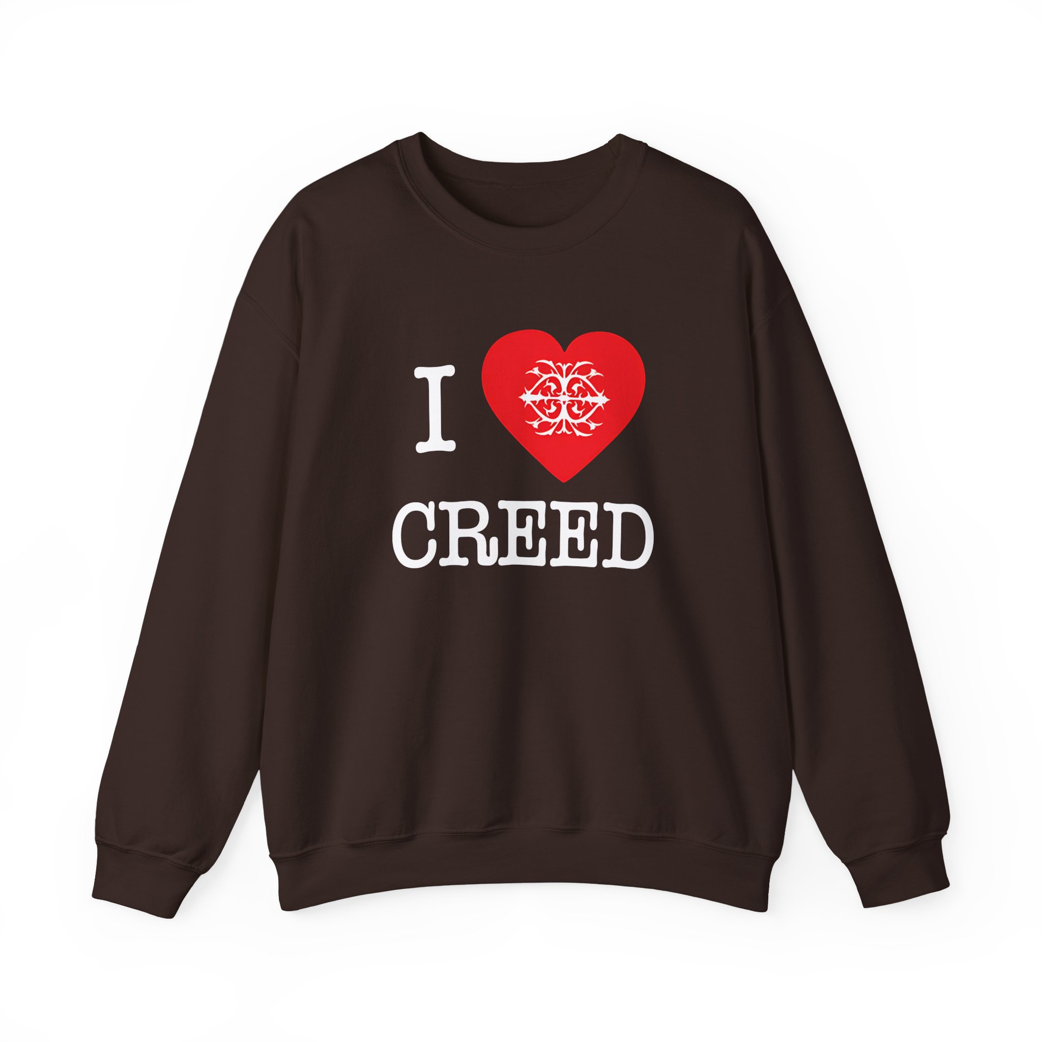 Creed, I Heart Creed Unisex Heavy Blendâ„¢ Crewneck Sweatshirt