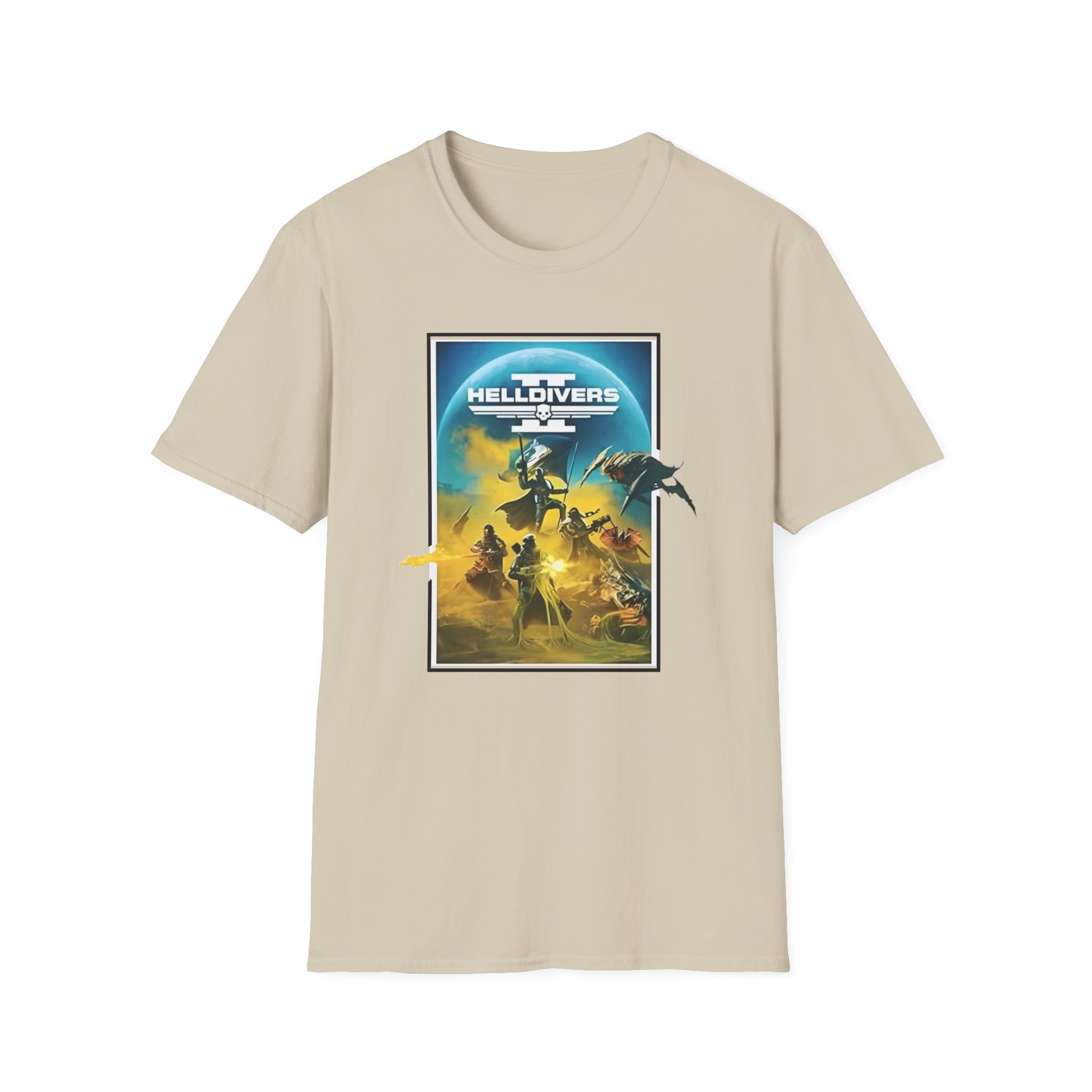 Helldivers Key Art Unisex Softstyle T-Shirt