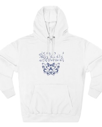 Fiddlehead Tattoo Three-Panel Fleece Hoodie