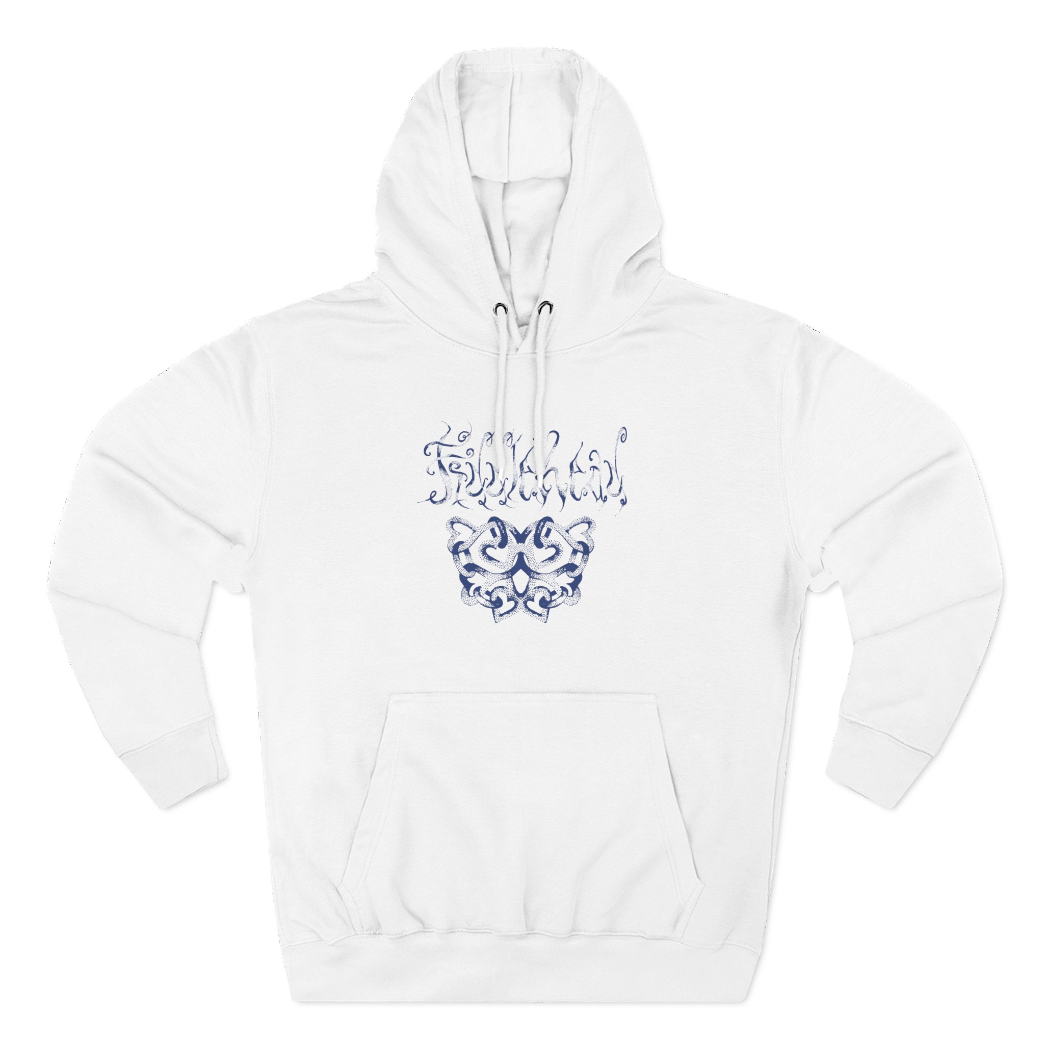 Fiddlehead Tattoo Three-Panel Fleece Hoodie