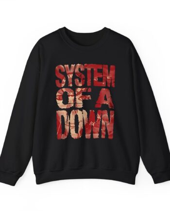 System of a Down Mezmerize Tracklist Unisex Heavy Blend™ Crewneck Sweatshirt