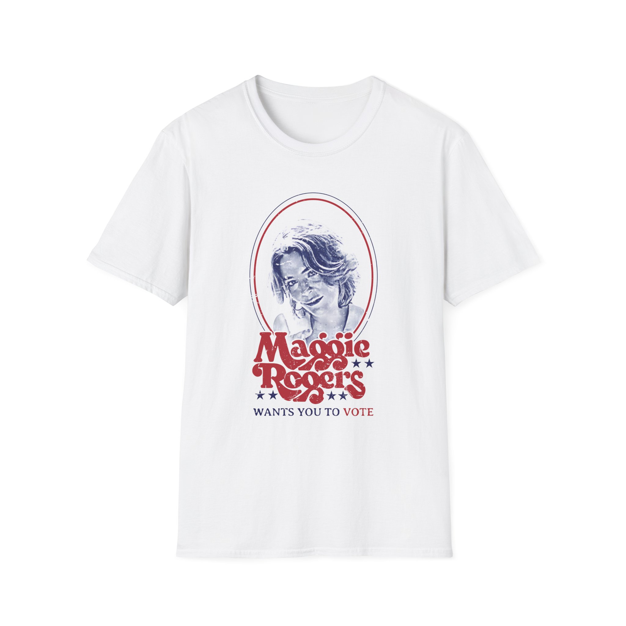 Maggie Rogers Wants You To Vote Unisex Softstyle T-Shirt