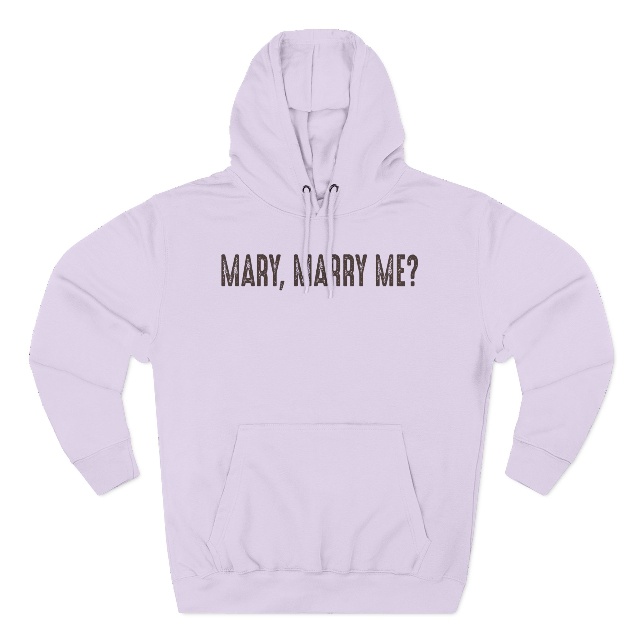Royel Otis Mary Marry Me Faded Powder Three-Panel Fleece Hoodie