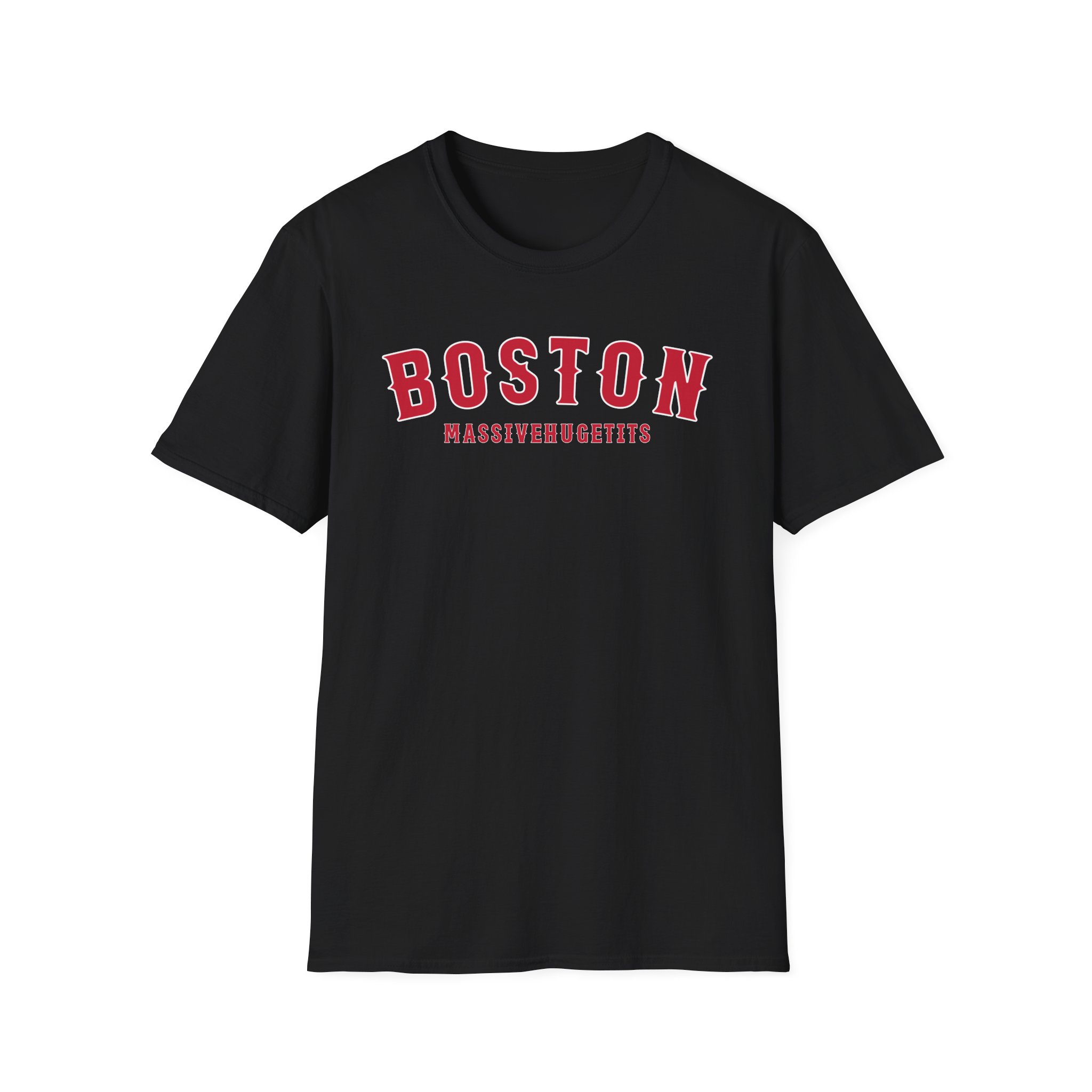 Ymh Boston Massivehugetits Unisex Softstyle T-Shirt