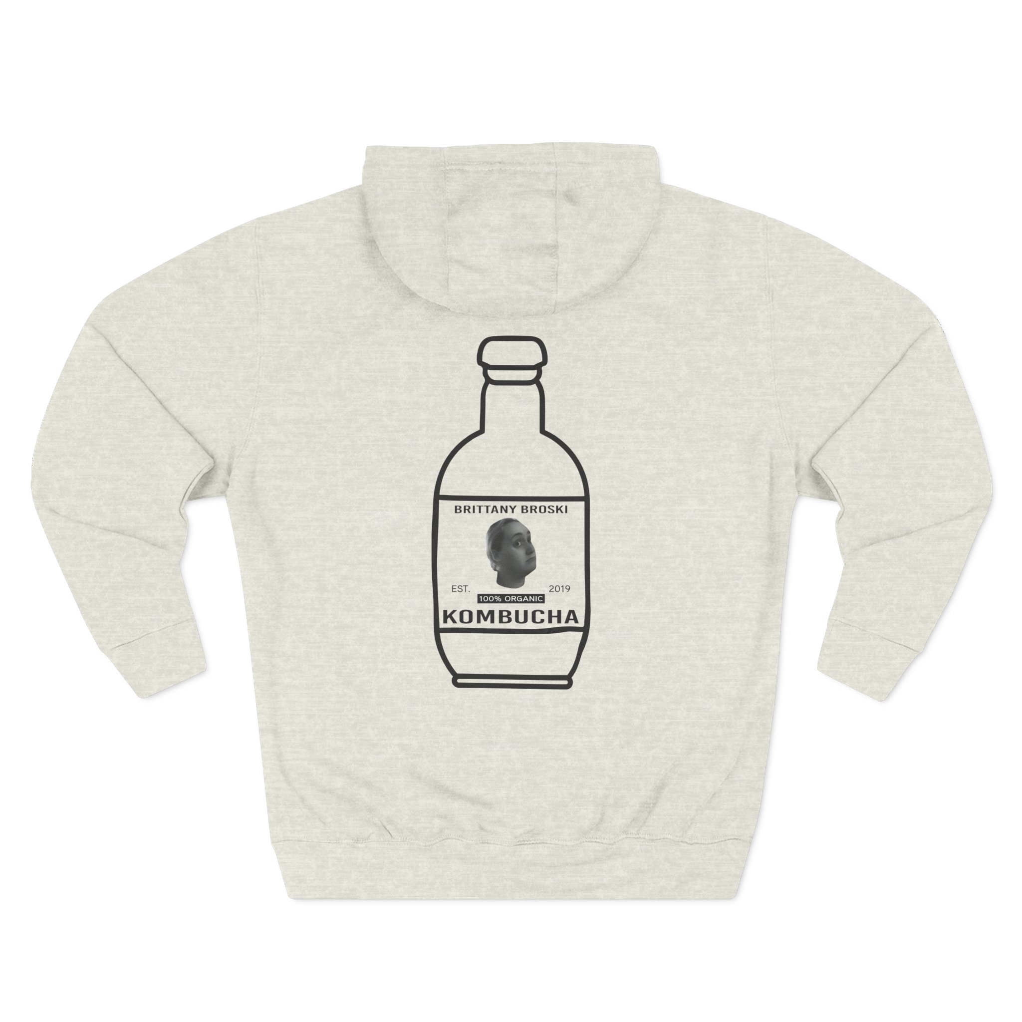 Broski Report Kombucha Three-Panel Fleece Hoodie