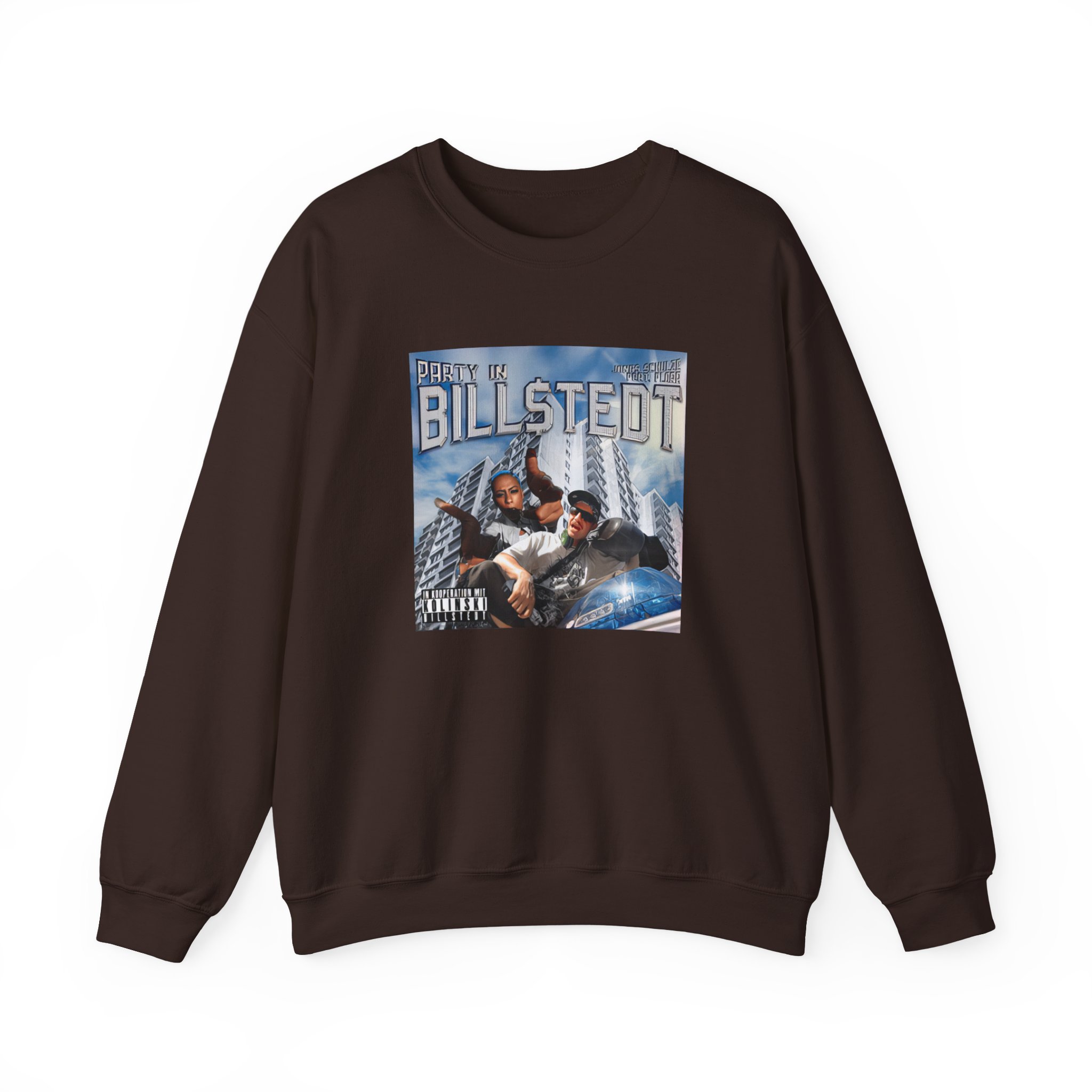 Feinkost Kolinski - Party in Billstedt Unisex Heavy Blendâ„¢ Crewneck Sweatshirt