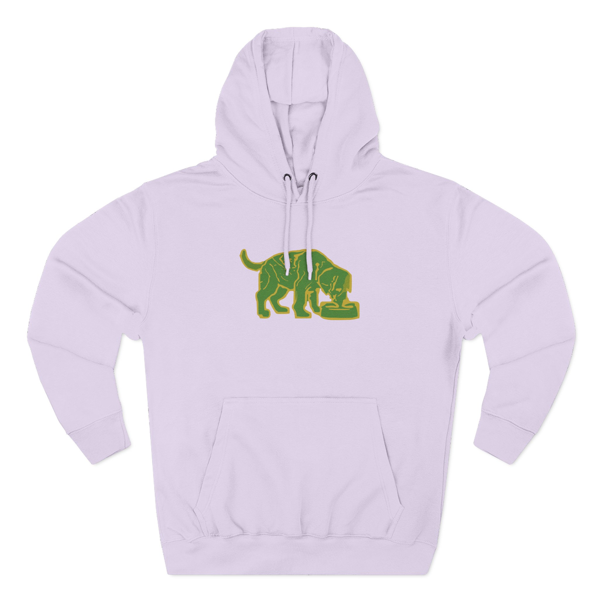 Niko B Green Pixel Dog Three-panel Fleece Hoodie