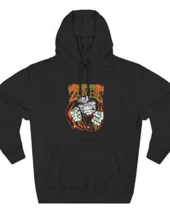 White Zombie Monster Lugosi Three-Panel Fleece Hoodie