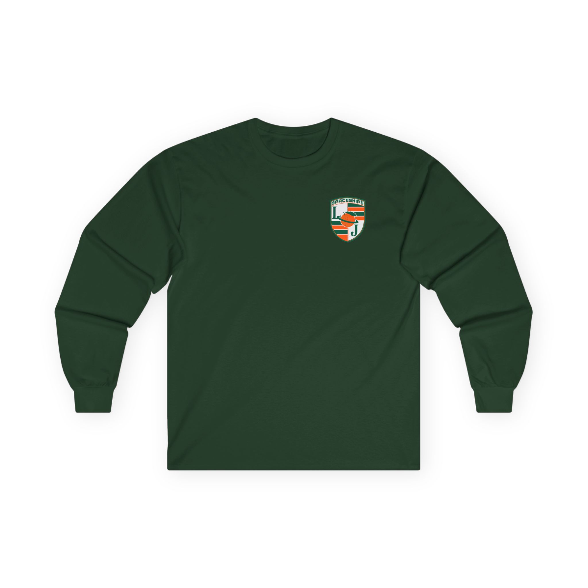 Larry June Badge Unisex Ultra Cotton Long Sleeve Tee