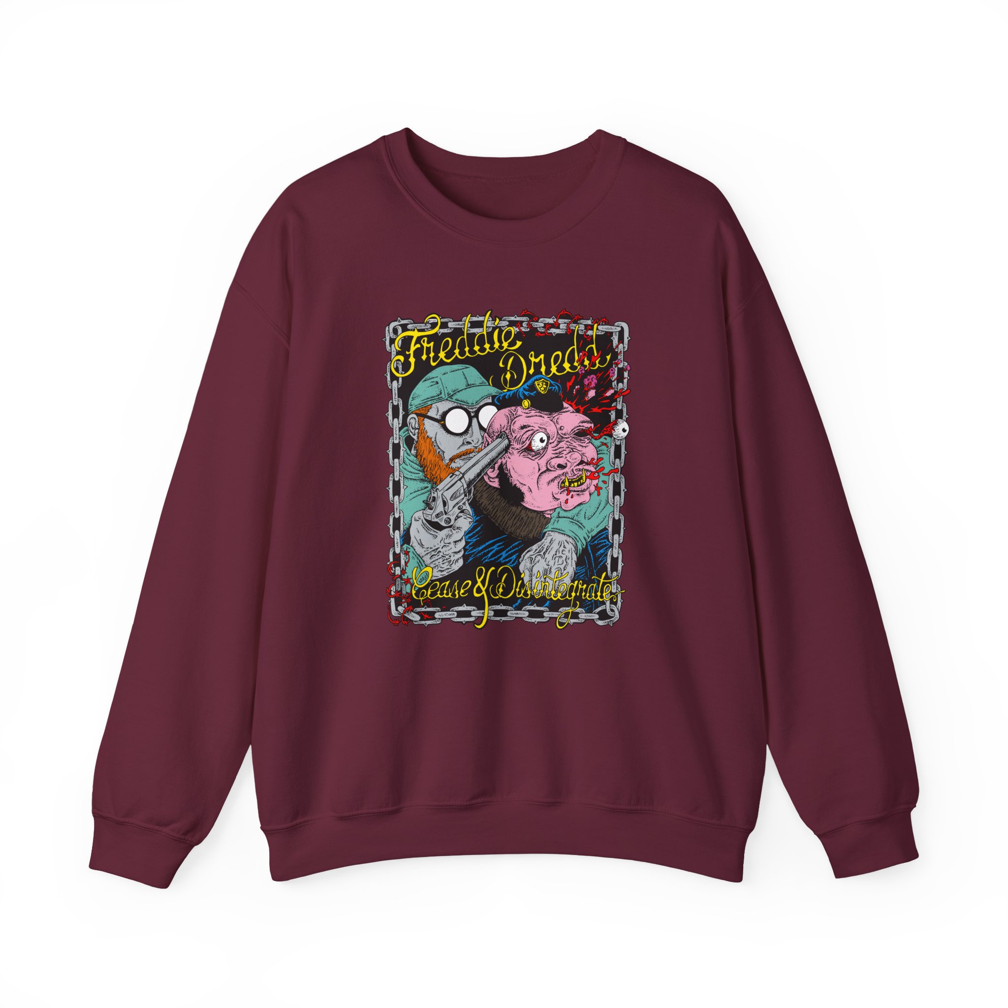 Freddie Dredd Piggy Unisex Heavy Blendâ„¢ Crewneck Sweatshirt