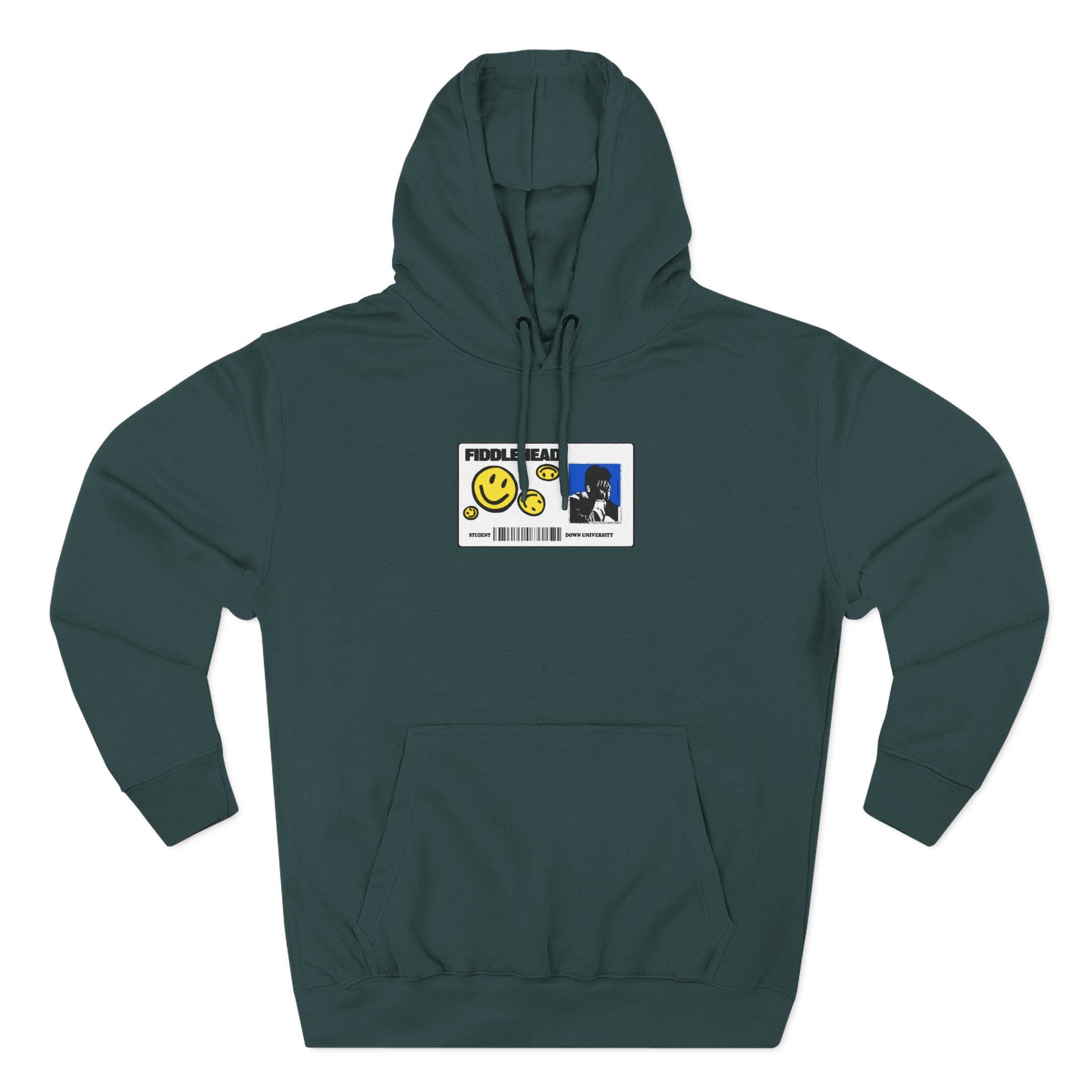 Fiddlehead Id Card Three-Panel Fleece Hoodie