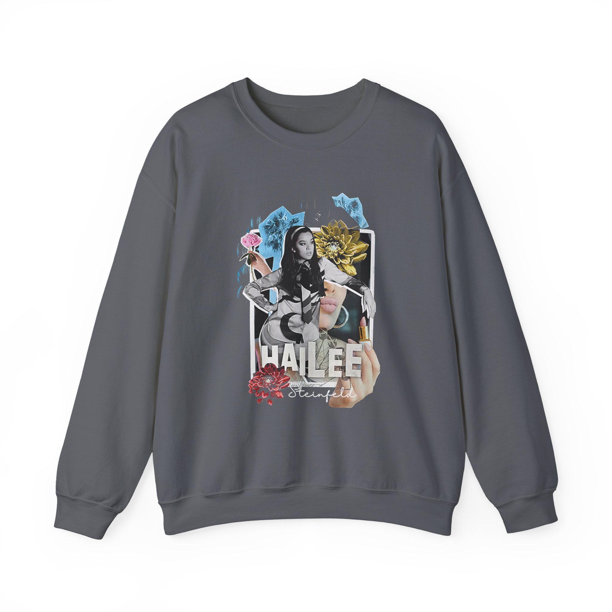 Hailee Steinfeld Retro Collage Unisex Heavy Blendâ„¢ Crewneck Sweatshirt