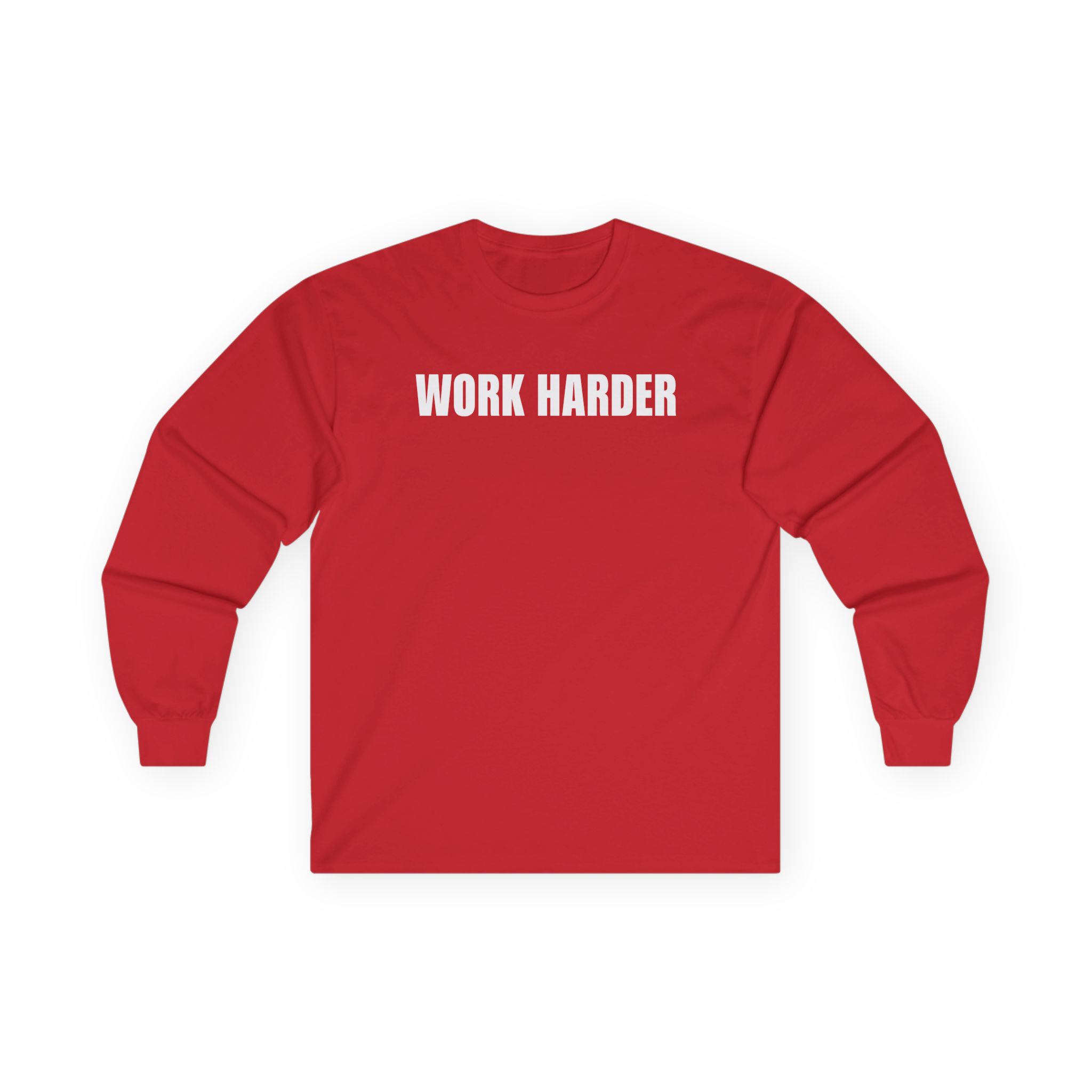 Casey Neistat Work Harder Unisex Ultra Cotton Long Sleeve Tee
