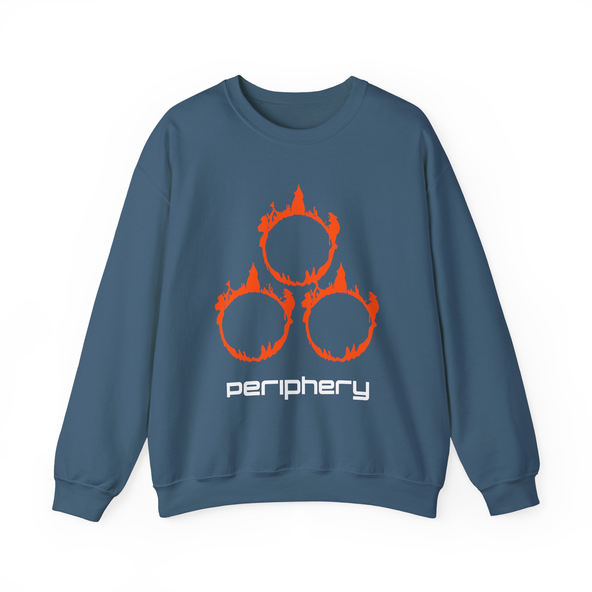 Periphery Circle Flames Unisex Heavy Blendâ„¢ Crewneck Sweatshirt