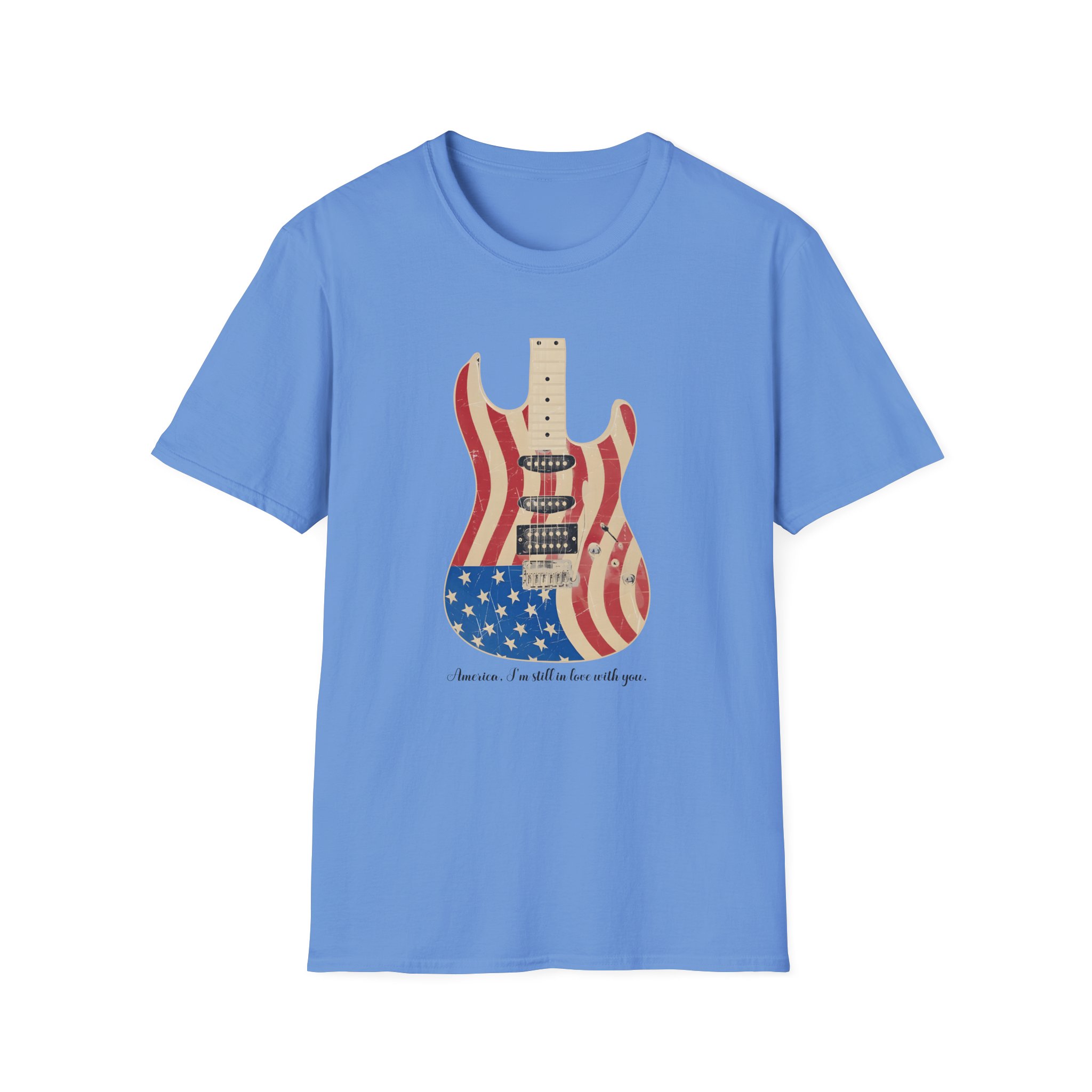 Clint Black Guitar Unisex Softstyle T-Shirt