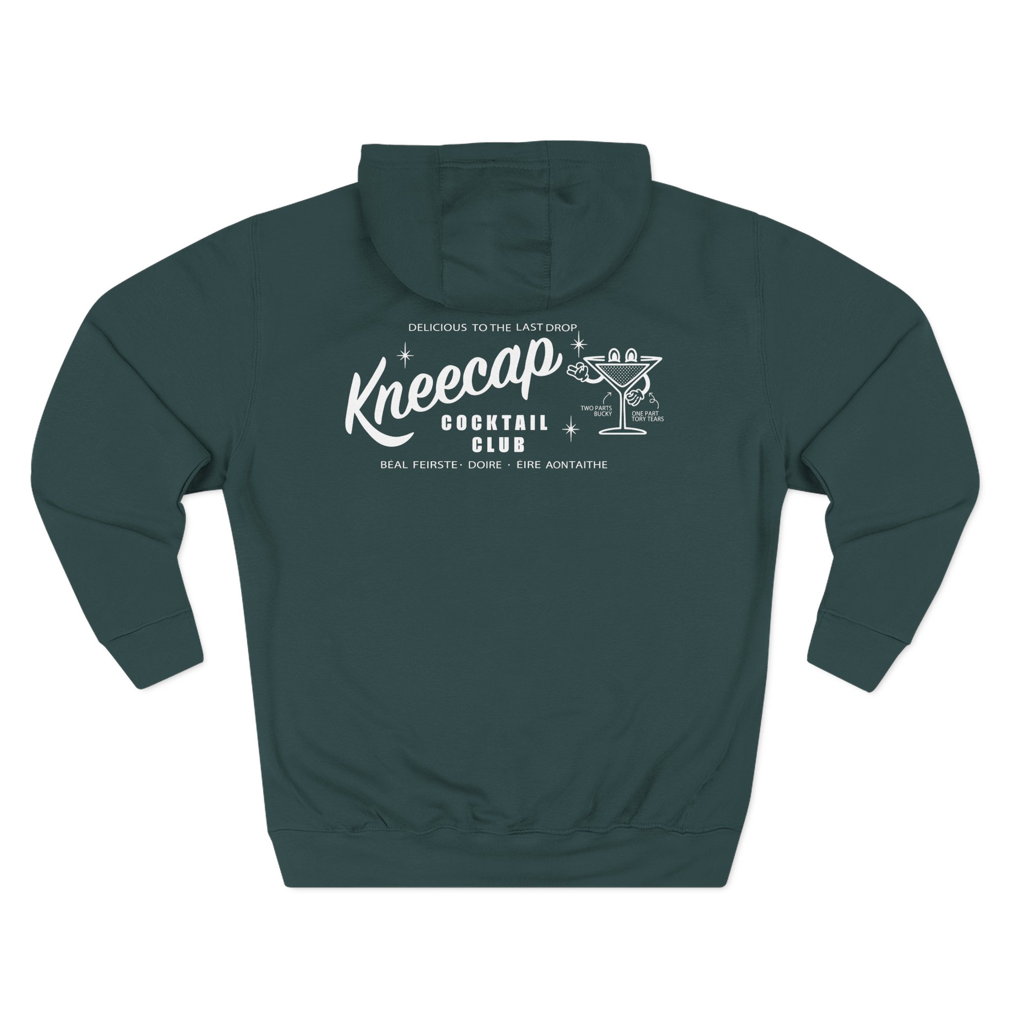Kneecap Cocktail Three-Panel Fleece Hoodie