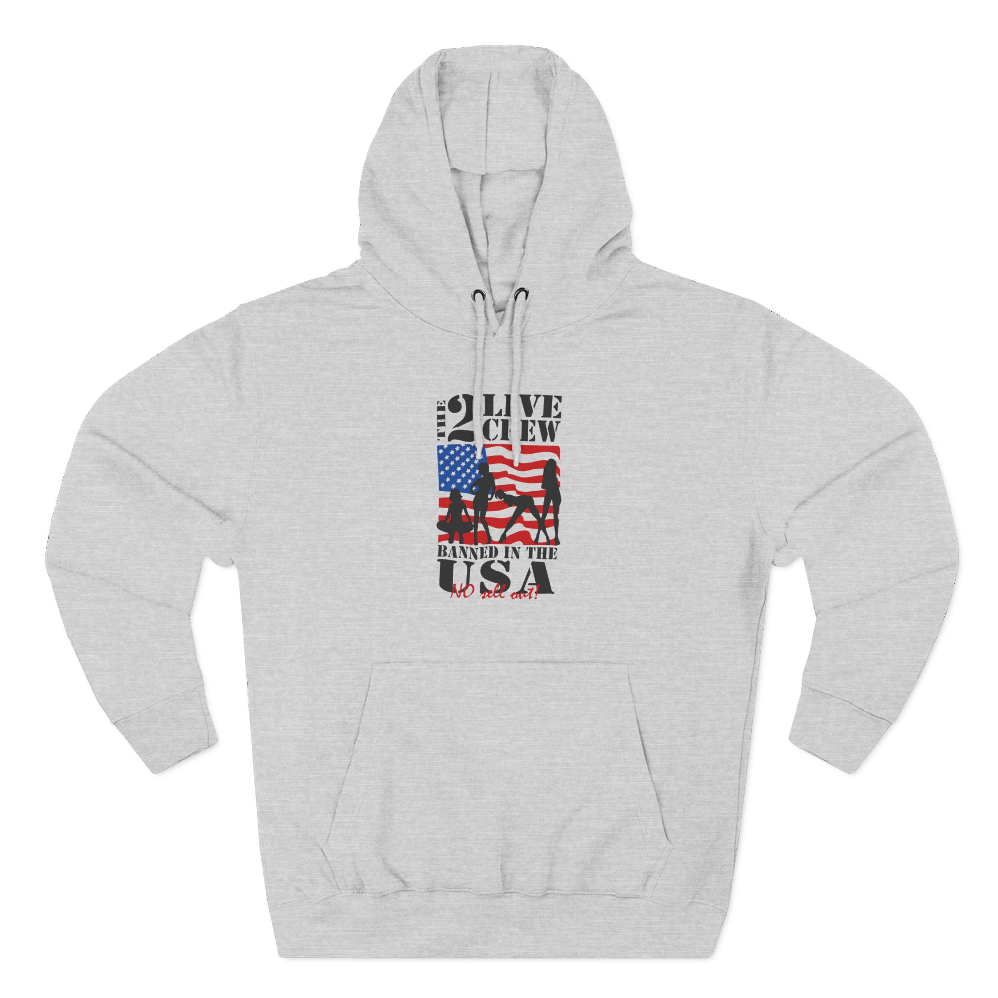 2 Live Crew The Banned in the Usa Three-Panel Fleece Hoodie