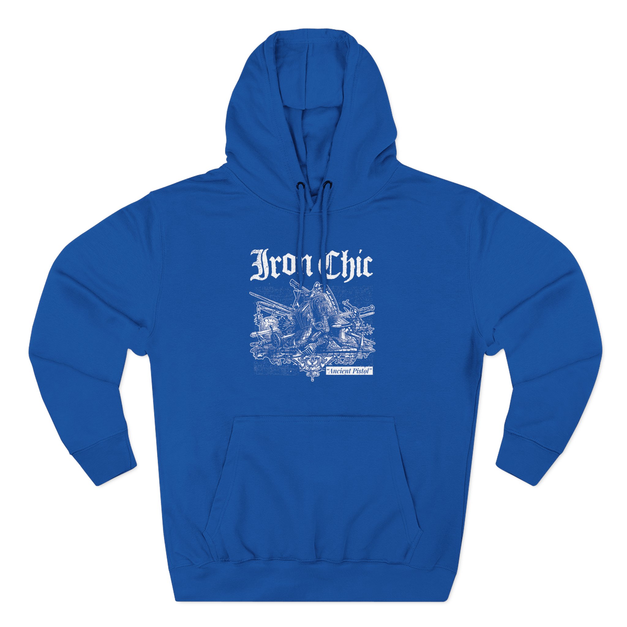 Iron Chic Three-Panel Fleece Hoodie