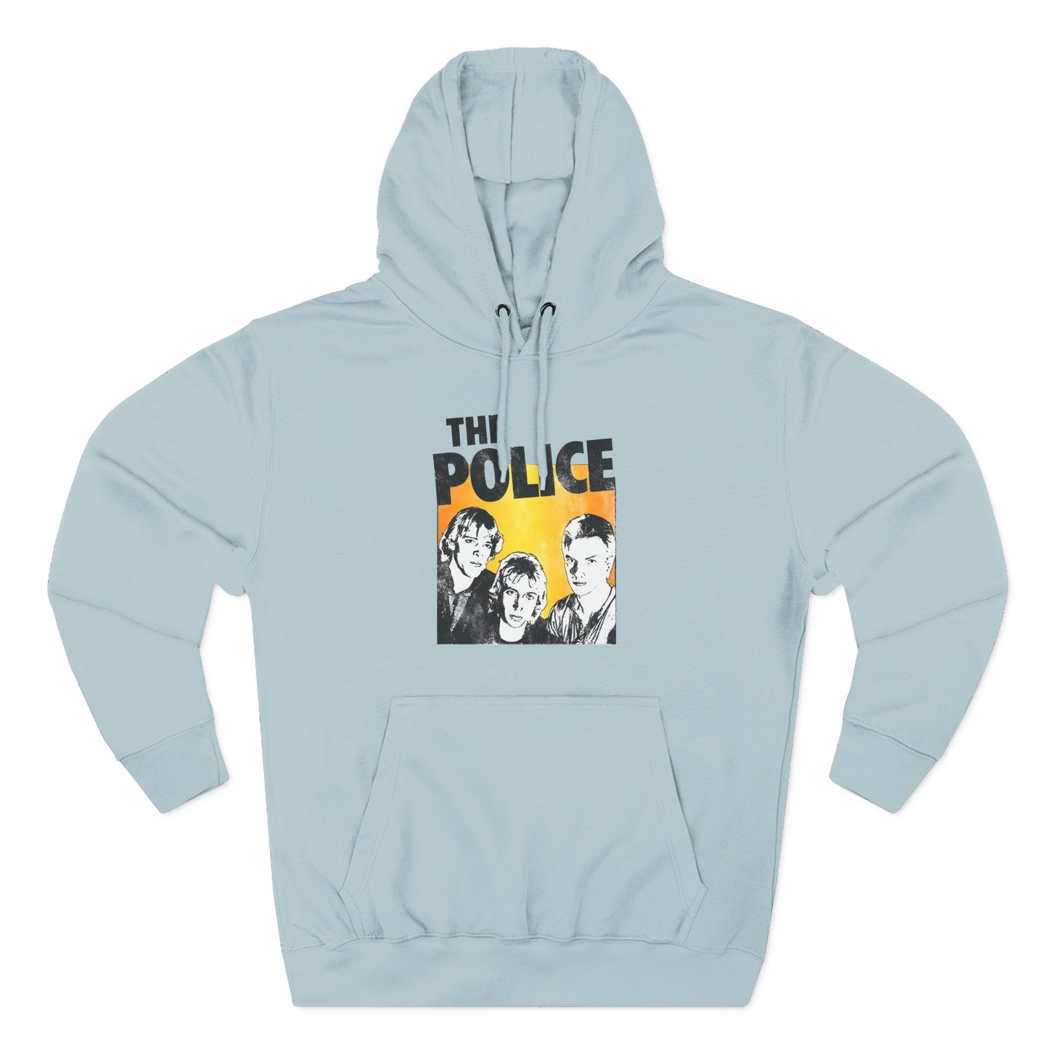 The Police Outlandos Bootleg 1980 Ragla Three-Panel Fleece Hoodie