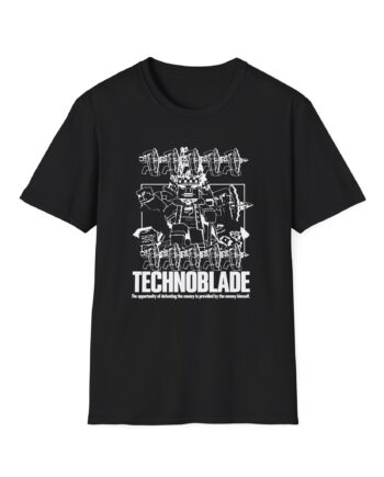 Technoblade Neeerds Unisex Softstyle T-Shirt