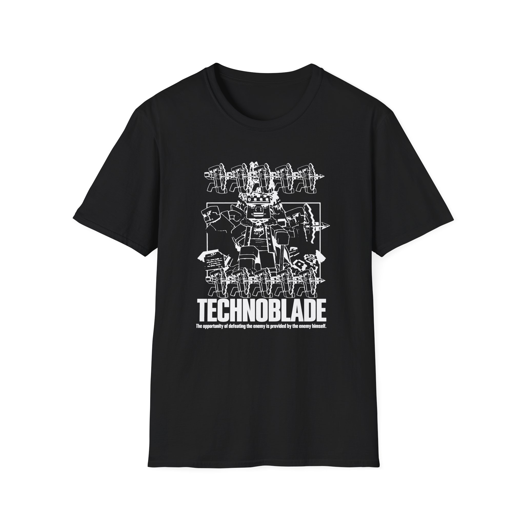 Technoblade Neeerds Unisex Softstyle T-Shirt