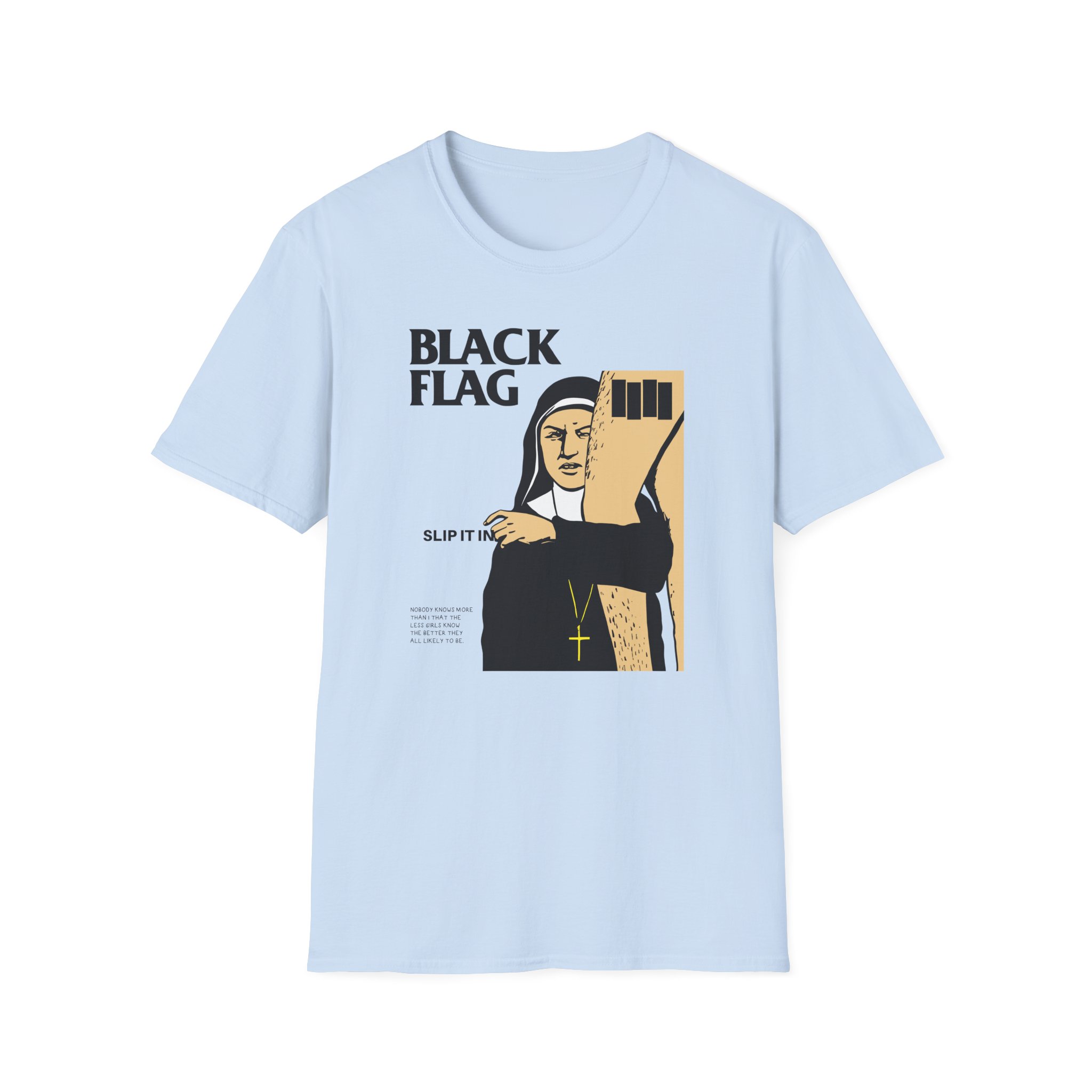 Black Flag Slip It in Unisex Softstyle T-Shirt