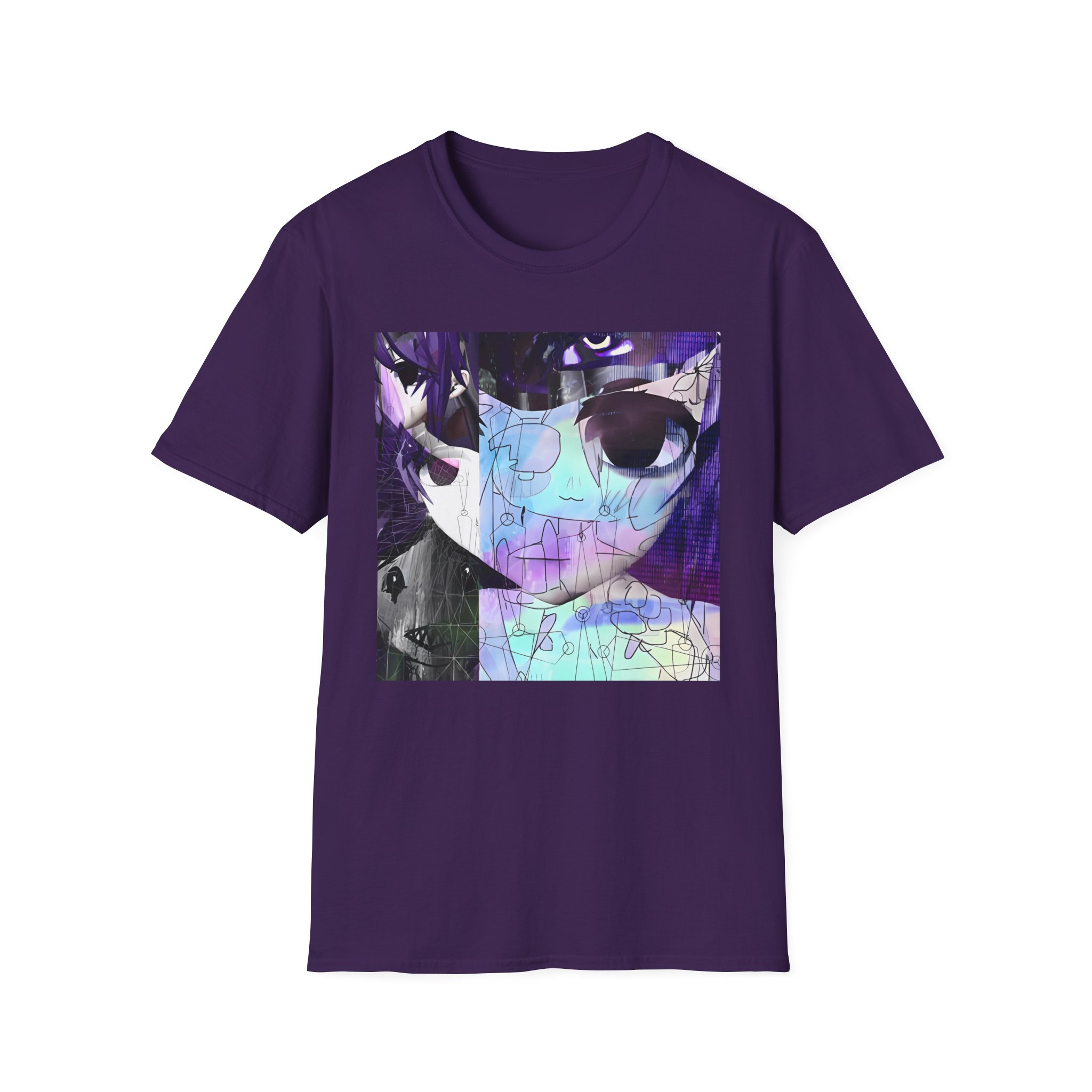 Sewerslvt Skitzofrenia Simulation Album Cover Unisex Softstyle T-Shirt