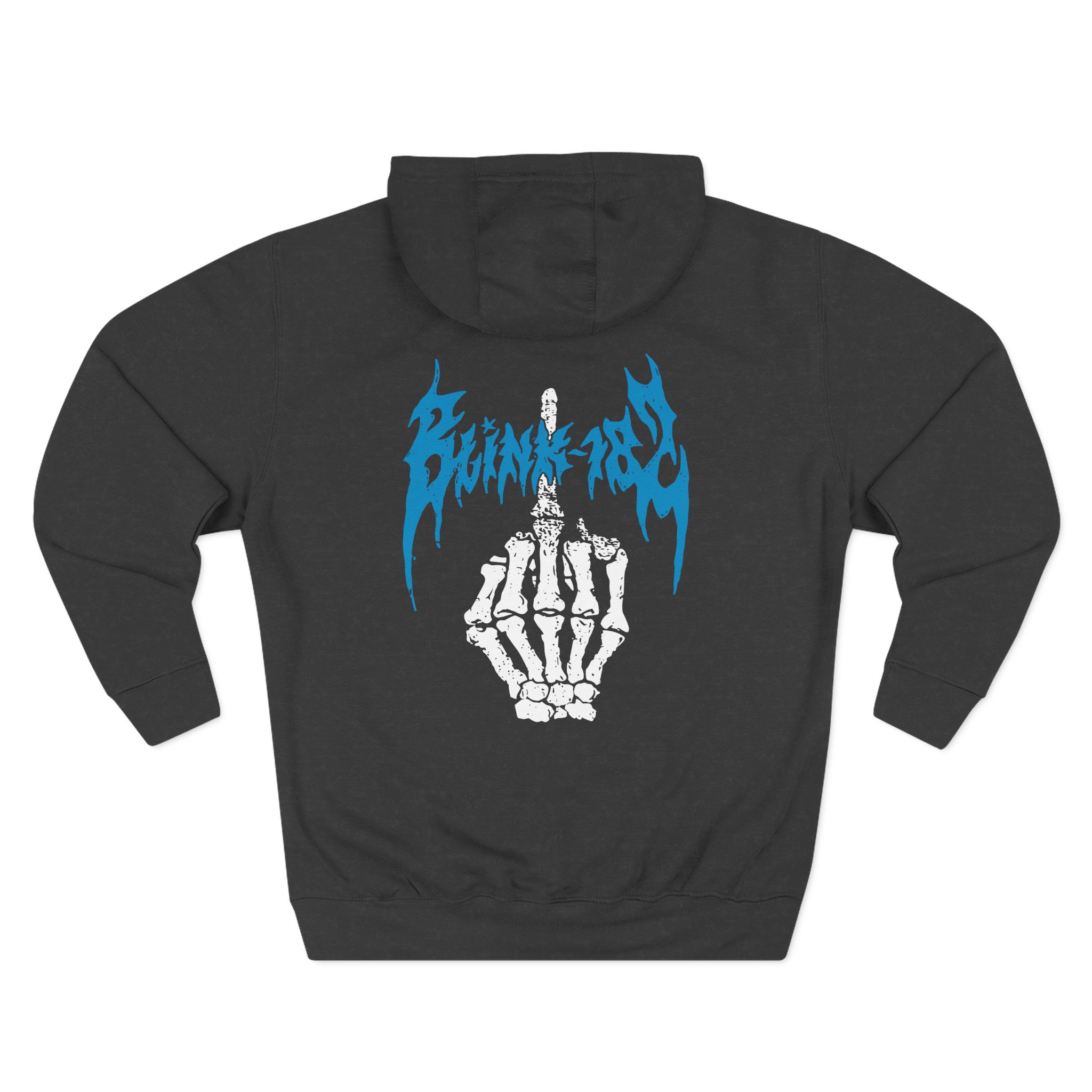 Blink 182 Middle Finger Three-Panel Fleece Hoodie