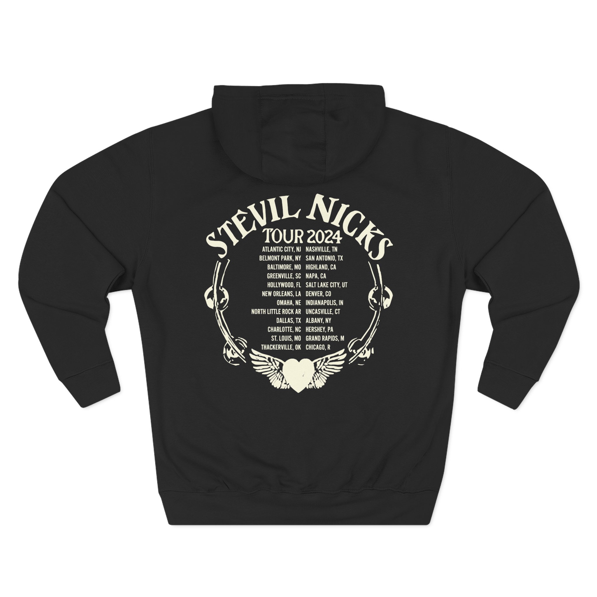 Stevie Nicks Tour Three-Panel Fleece Hoodie