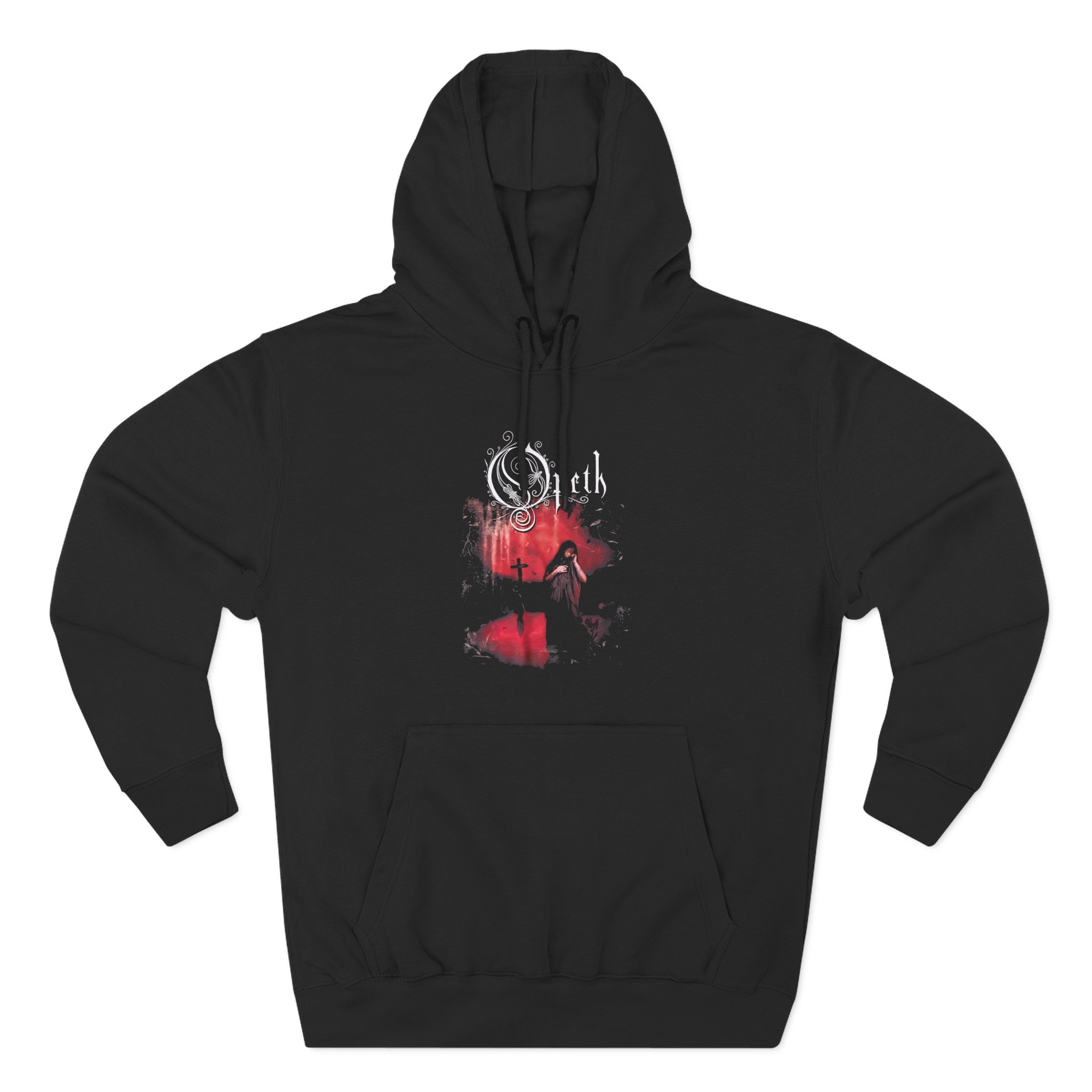 Opeth Still Life' 25th Anniversary Three-Panel Fleece Hoodie