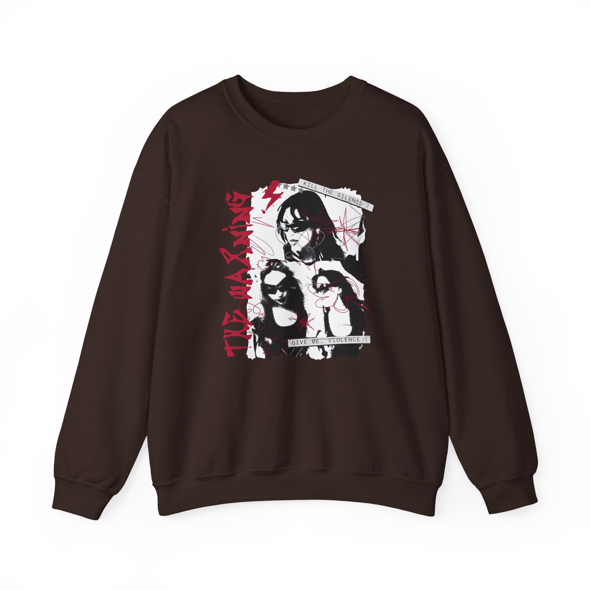 The Warning Silence Unisex Heavy Blendâ„¢ Crewneck Sweatshirt