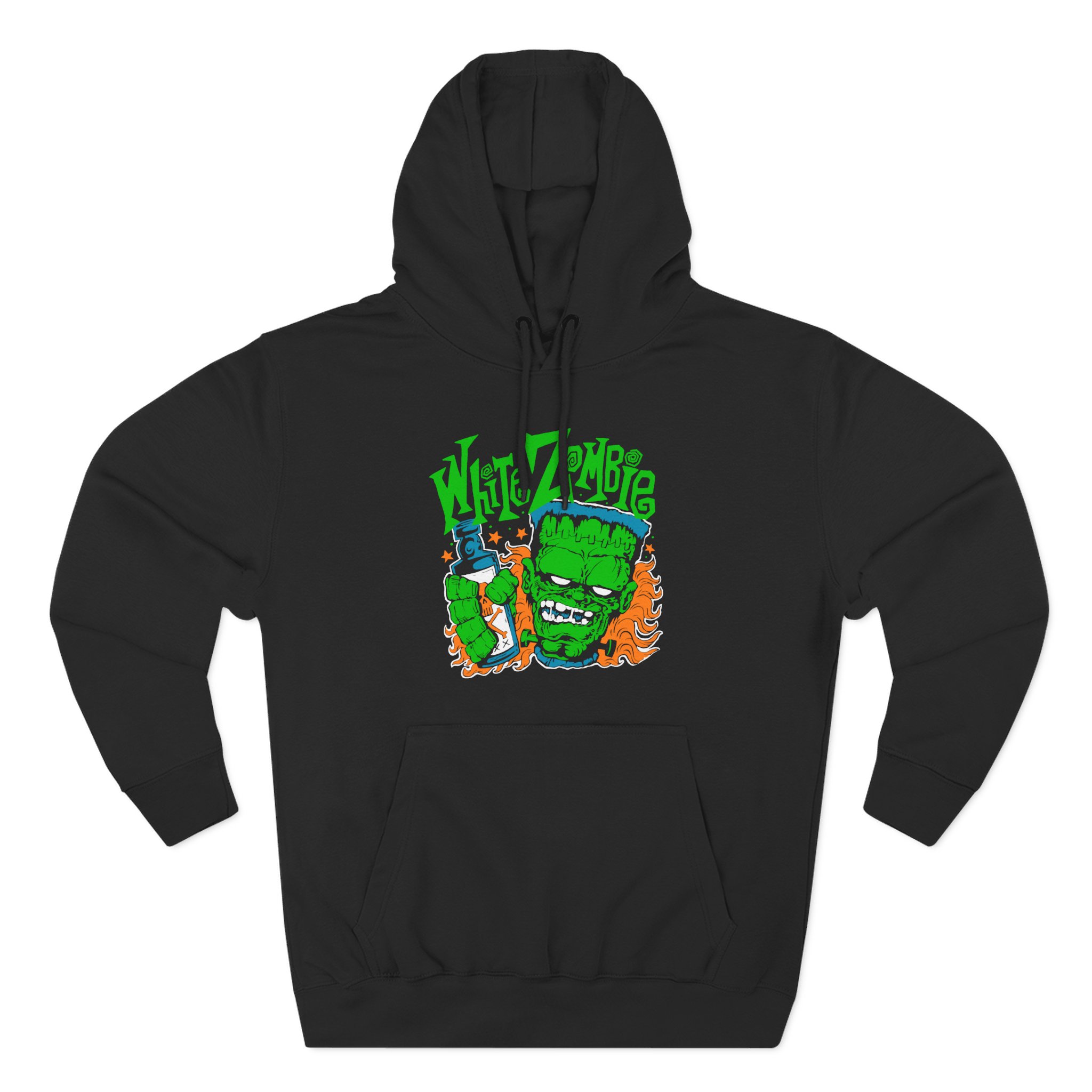 White Zombie Frank N' Booze Three-Panel Fleece Hoodie