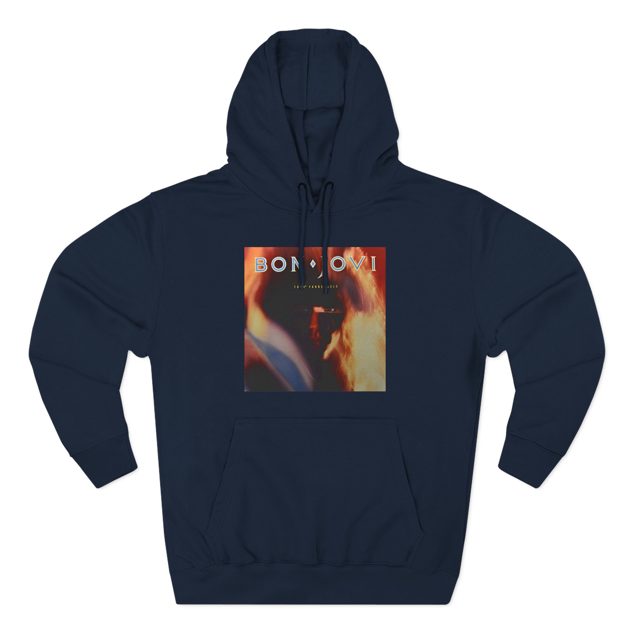 Bon Jovi 7800° Fahrenheit Three-Panel Fleece Hoodie