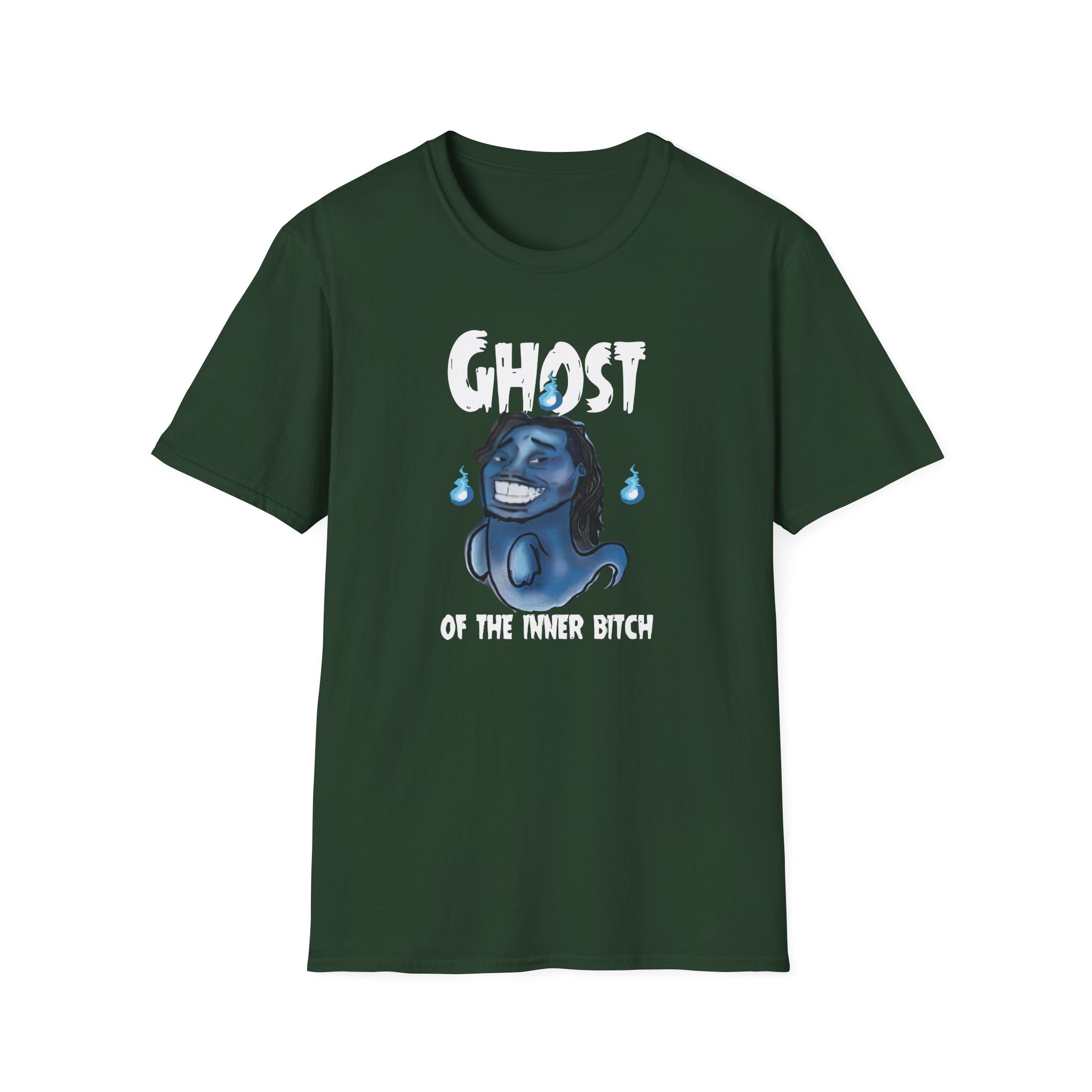 Aba and Preach Ghost of the Inner Bitch Unisex Softstyle T-Shirt
