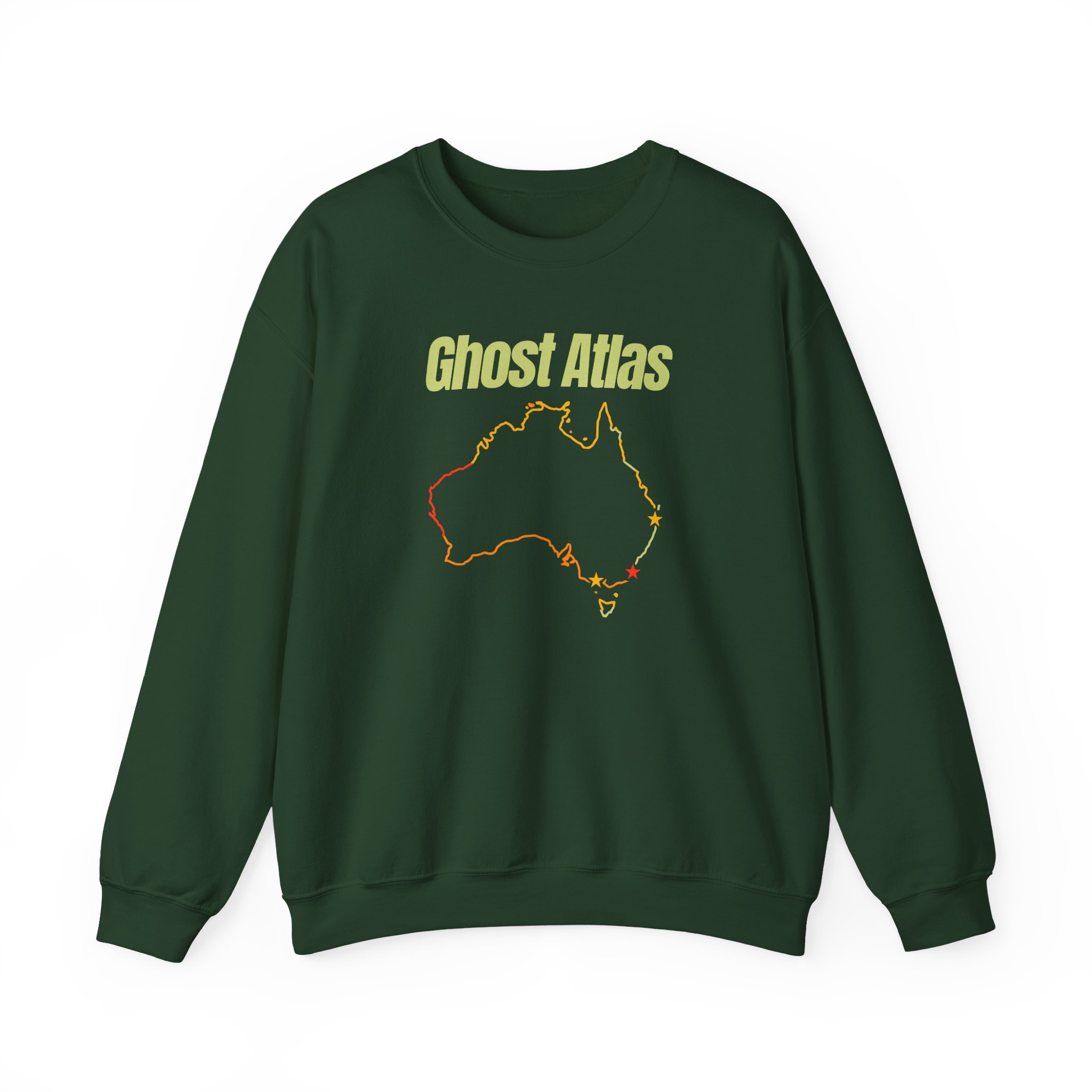 Ghost Atlas Unisex Heavy Blendâ„¢ Crewneck Sweatshirt