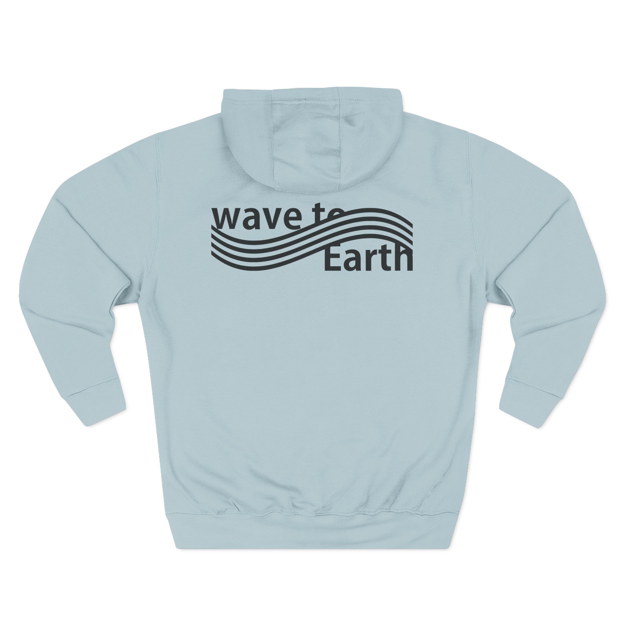 Wave to Earth Three-Panel Fleece Hoodie