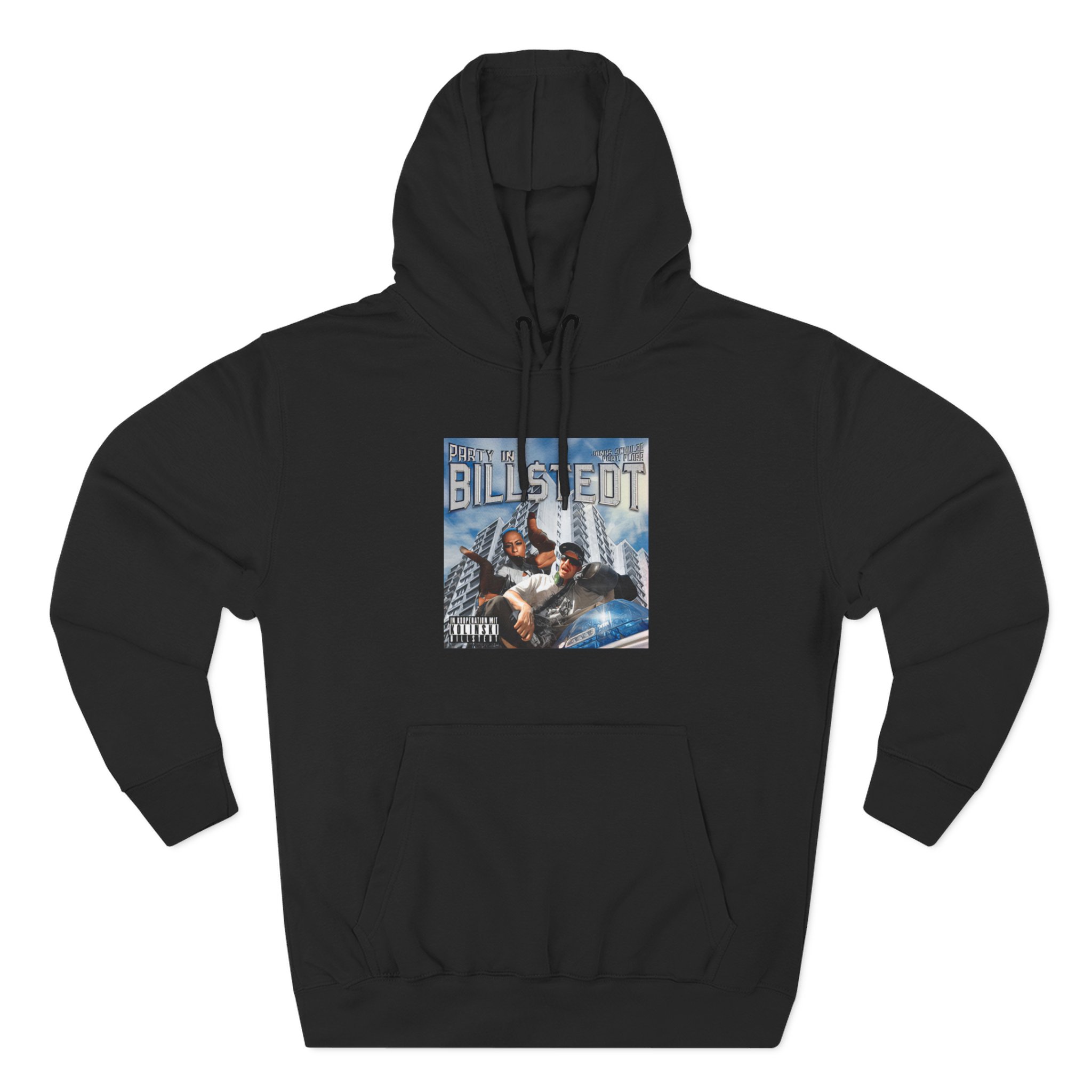 Feinkost Kolinski - Party in Billstedt Three-Panel Fleece Hoodie