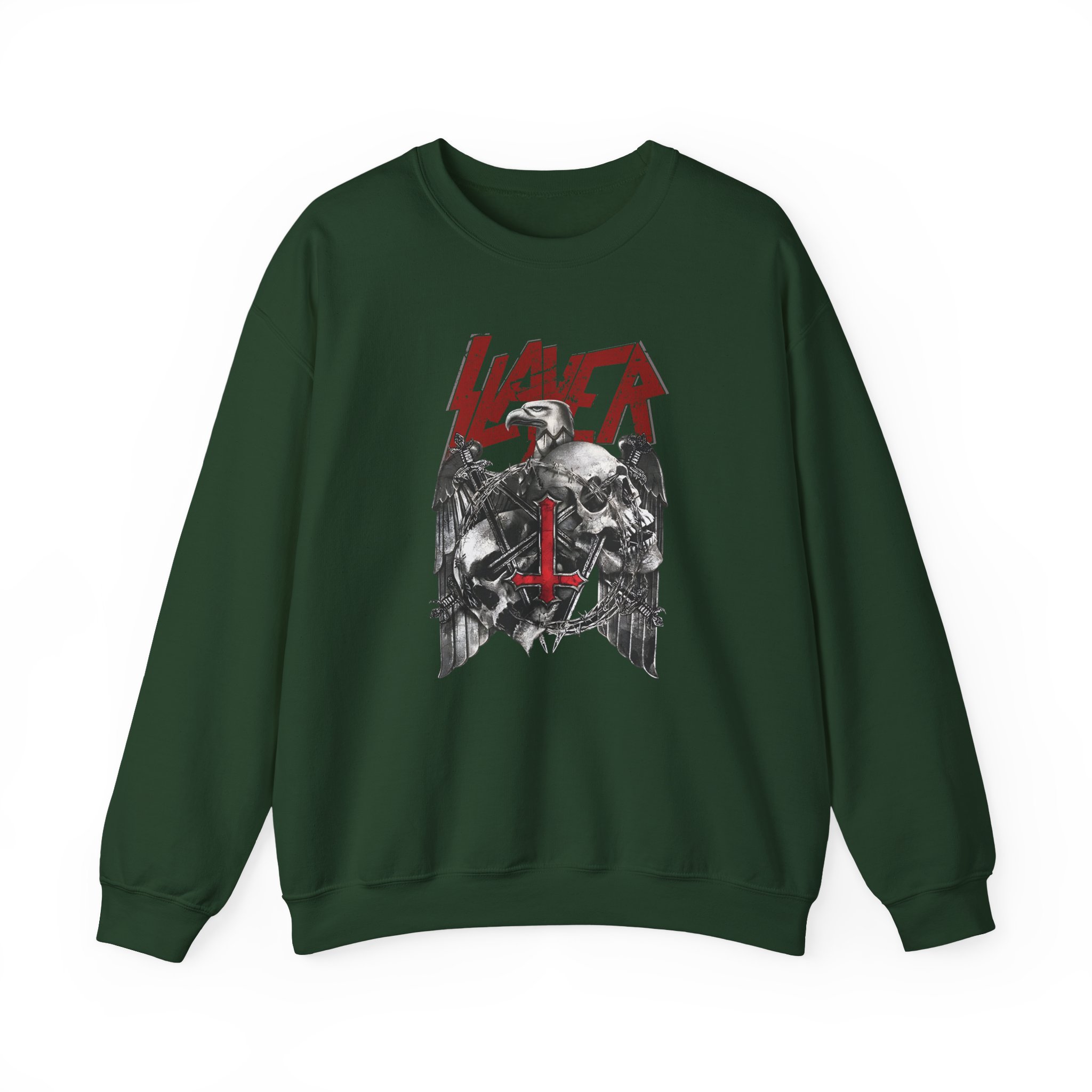 Slayer Final Campaign Eagle Unisex Heavy Blendâ„¢ Crewneck Sweatshirt