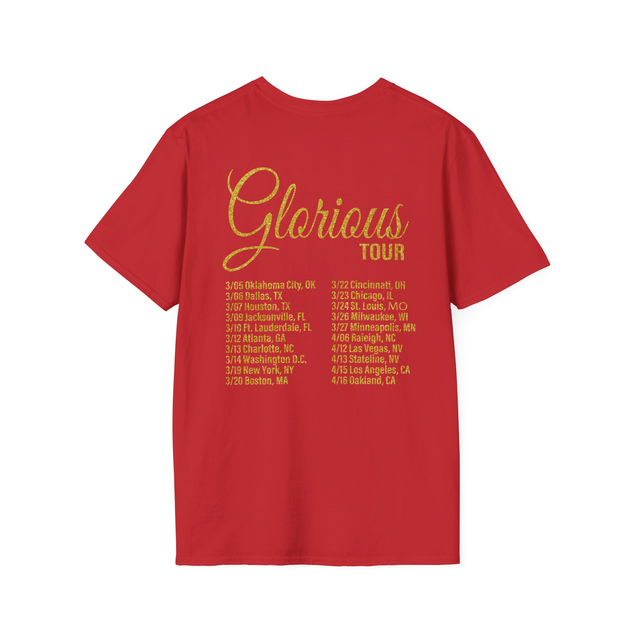 Glorilla Glorious Tour Unisex Softstyle T-Shirt