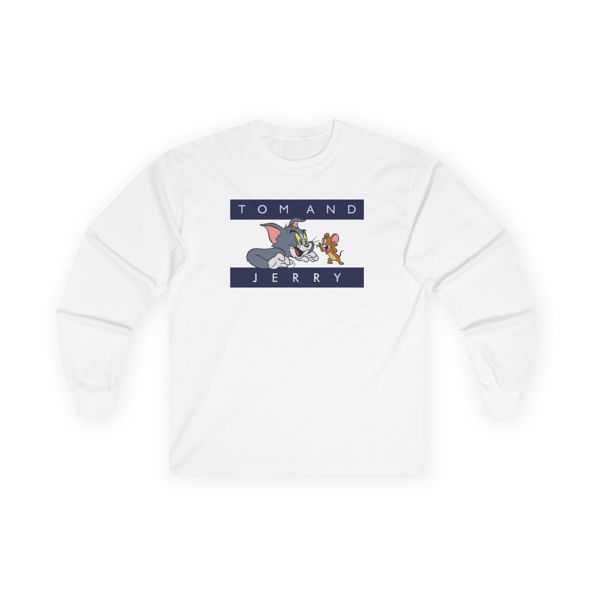 Fede Vigevani Tom and Jerry Unisex Ultra Cotton Long Sleeve Tee