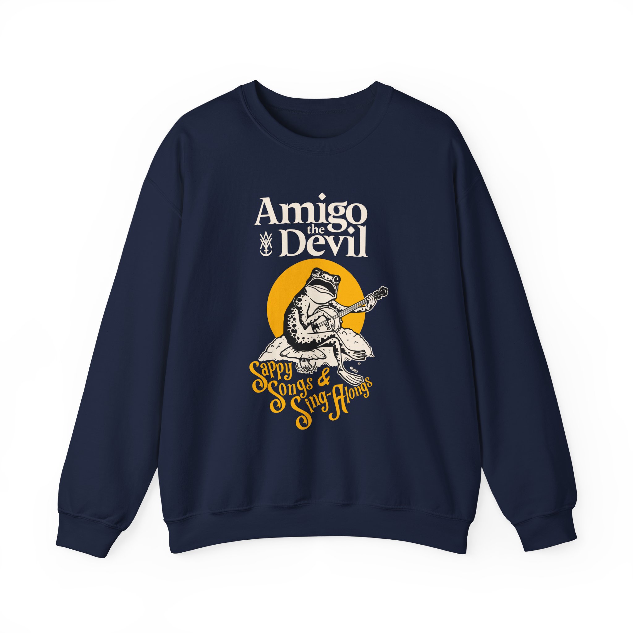 Amigo the Devil Sappy Songs Unisex Heavy Blendâ„¢ Crewneck Sweatshirt
