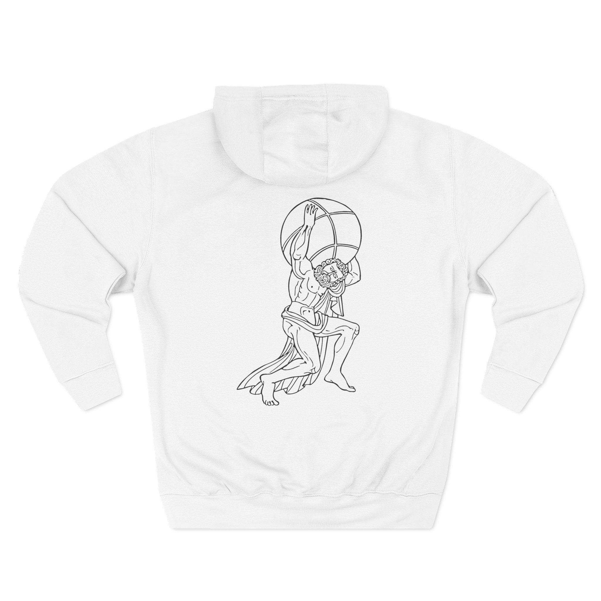 Bicep Feel My Three-Panel Fleece Hoodie